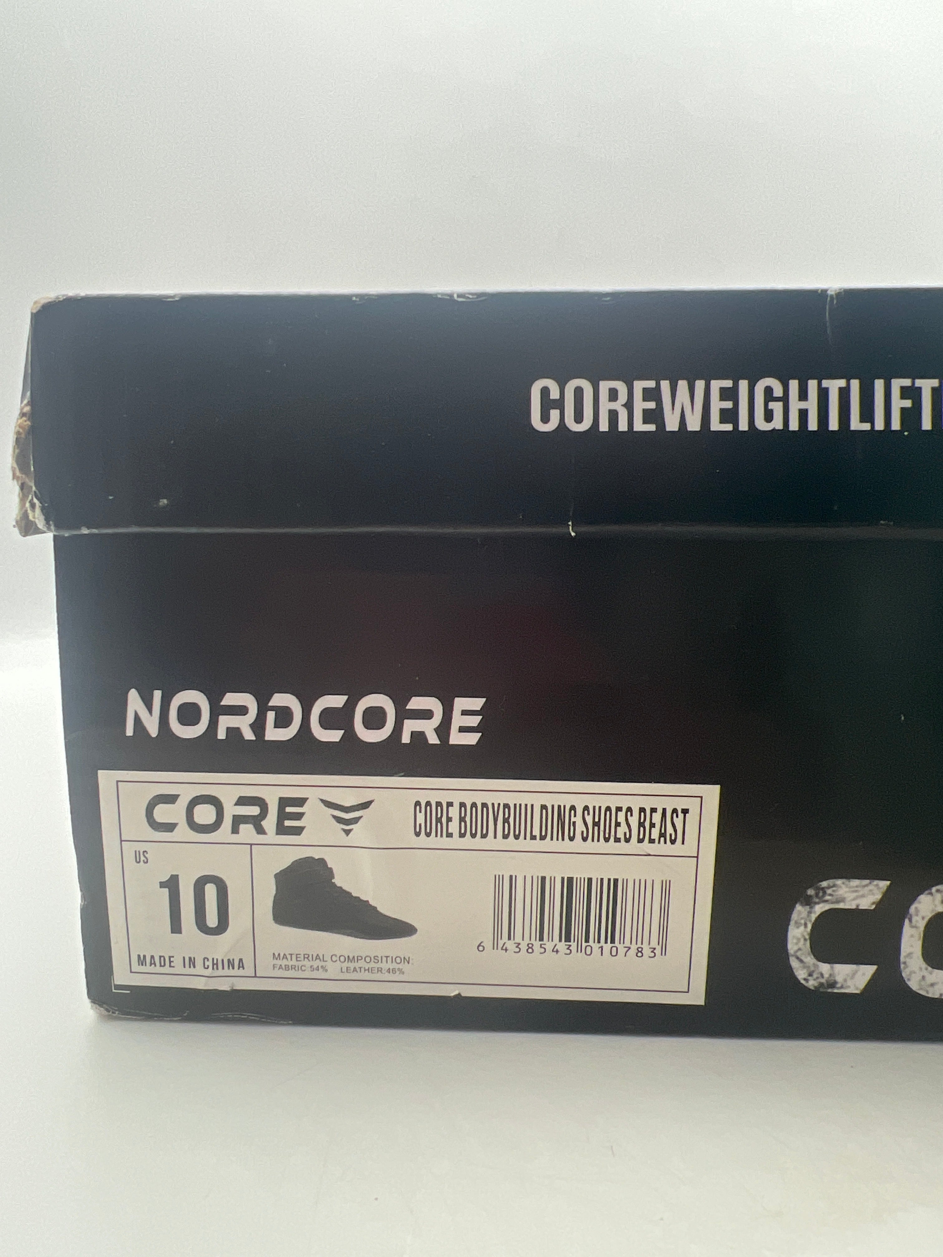 CORE Bodybuilding Shoes Beast US 10 Black
