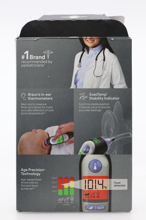 Braun ThermoScan 7 display