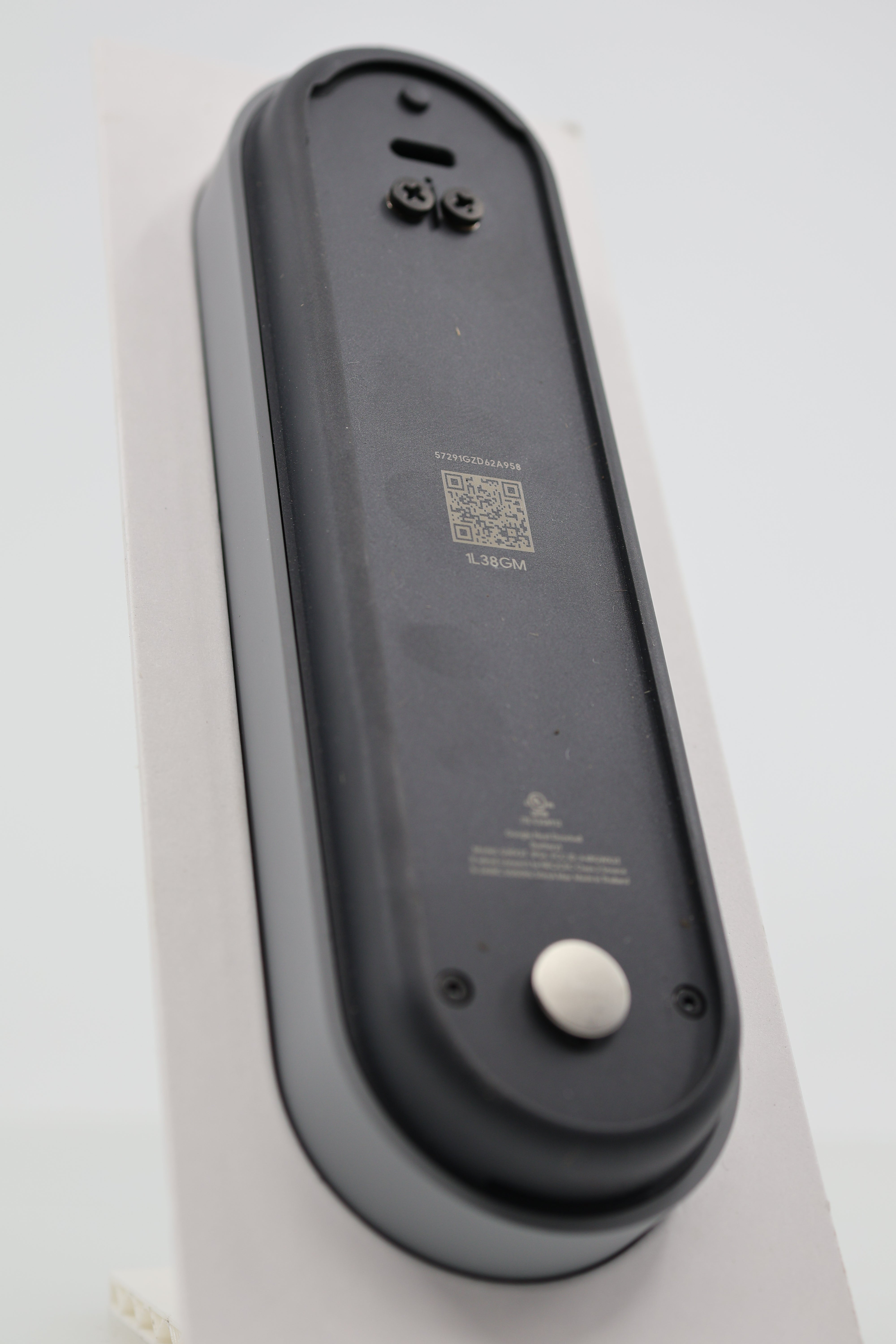 Google Nest Doorbell Battery Ash side view