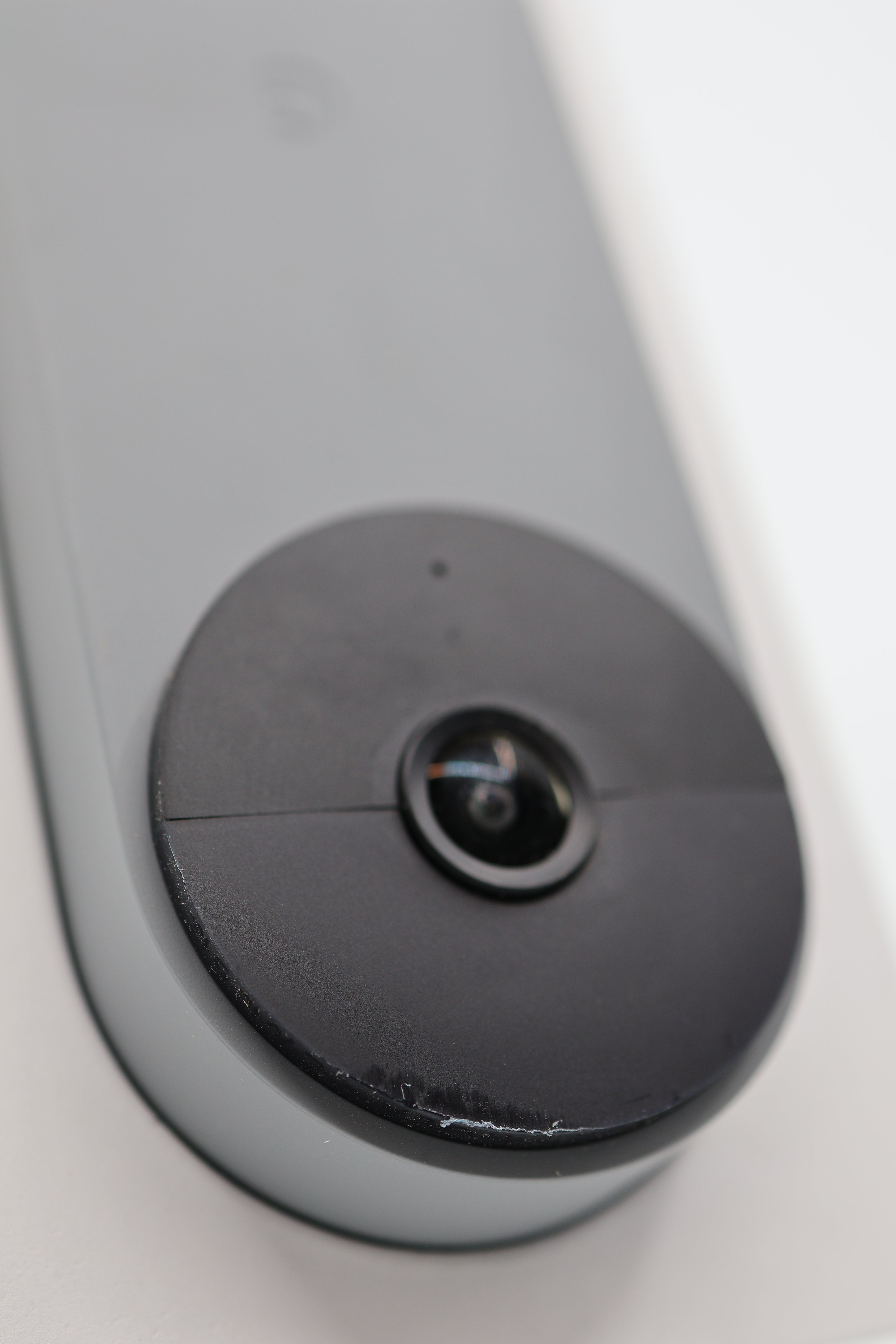 Google Nest Doorbell Battery Ash front view