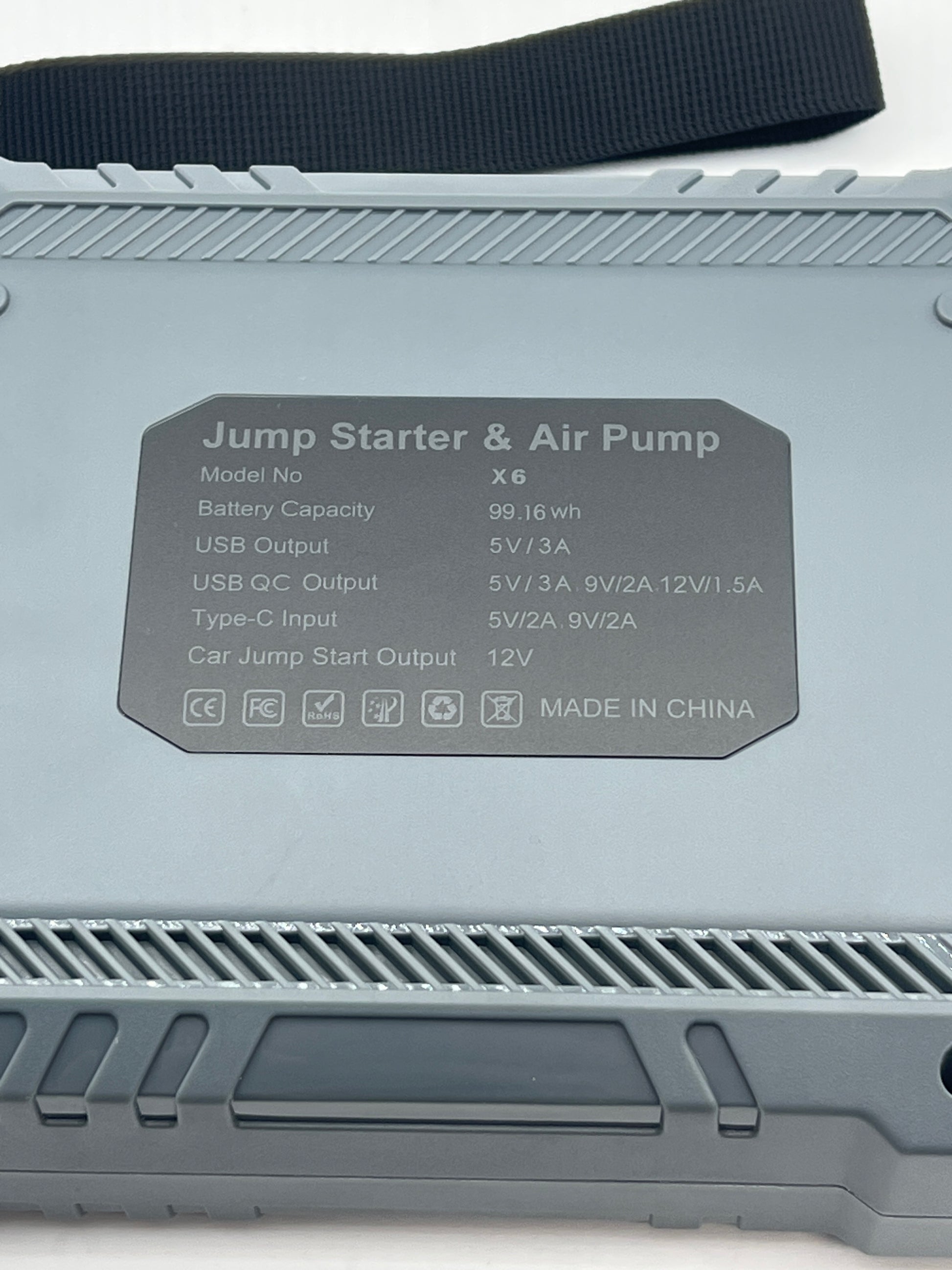 8000A Jump Starter with Air Compressor