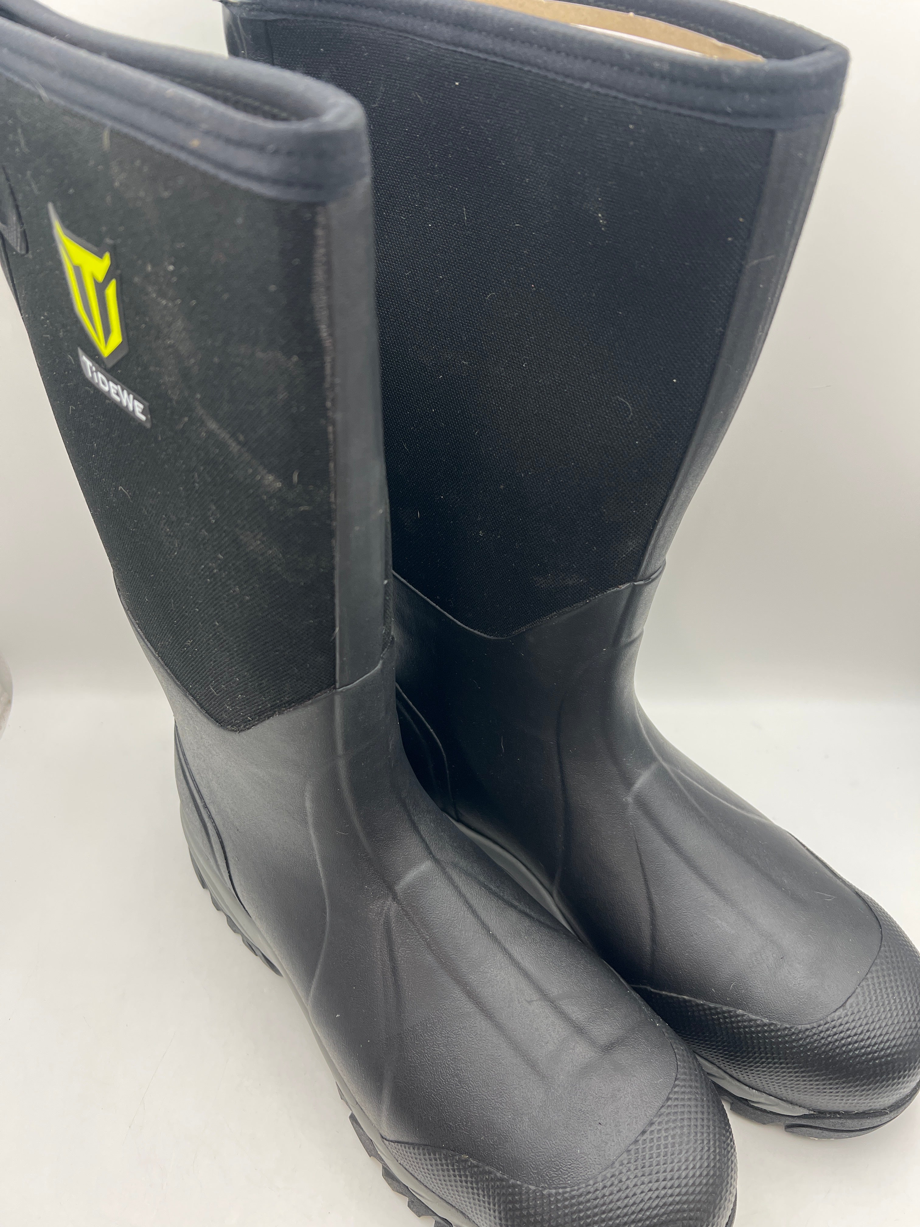 TIDEWE Puncture Proof Work Boots Men Black