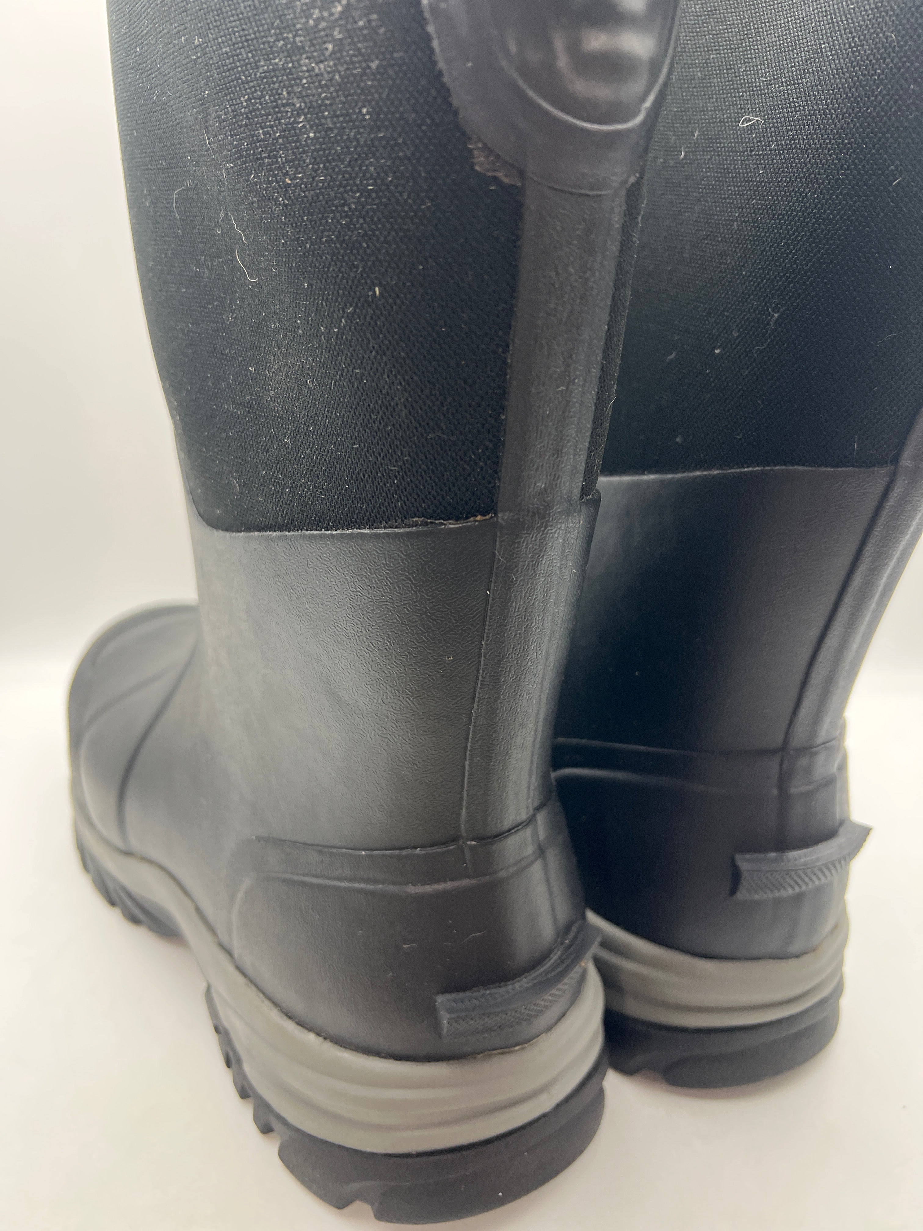 TIDEWE Steel Toe Work Boots Black