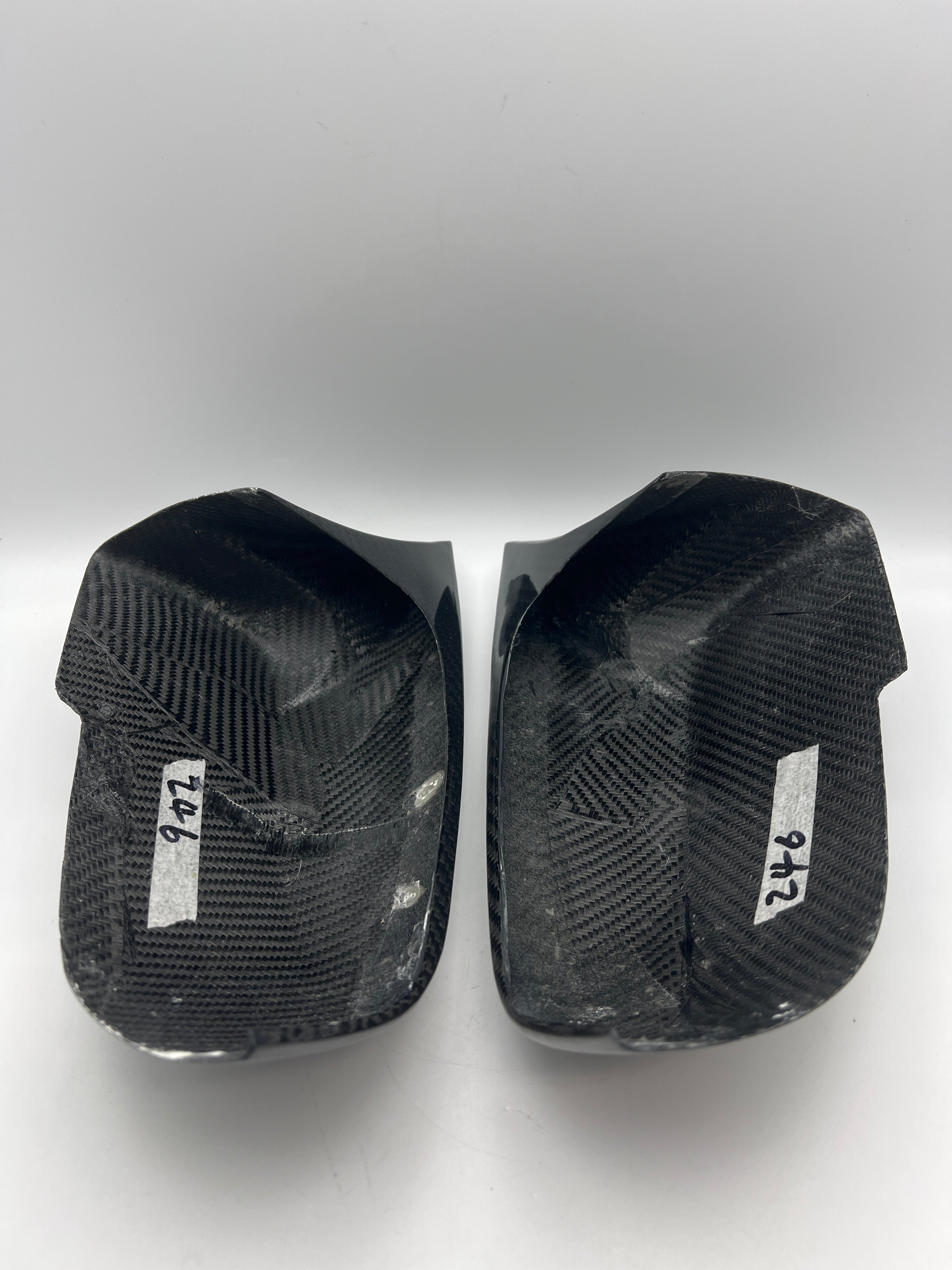 Real Carbon Fiber Mirror Trim Covers for BMW 2