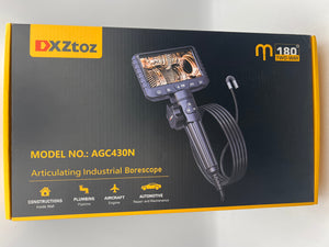 DXZtoz Two-Way Articulating Borescope with Light