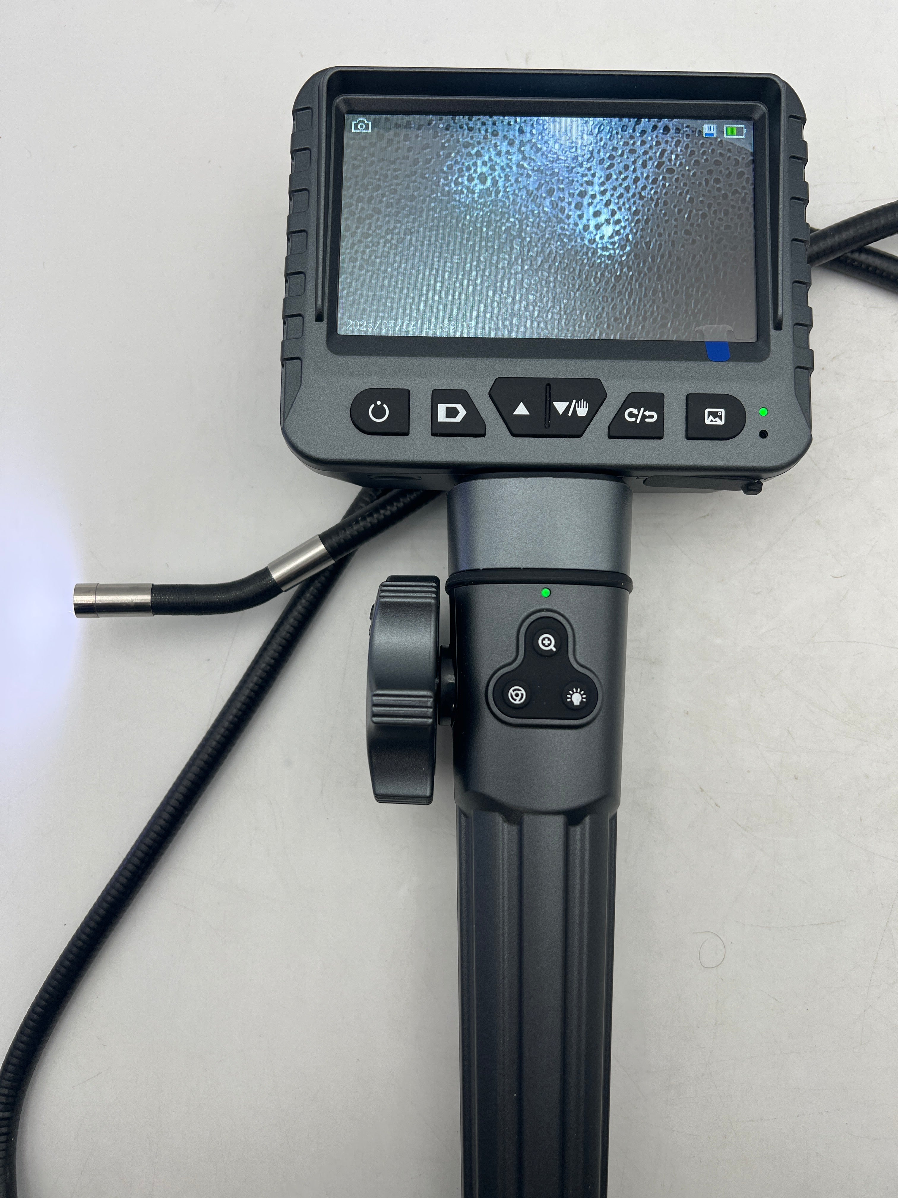 DXZtoz Two-Way Articulating Borescope with Light