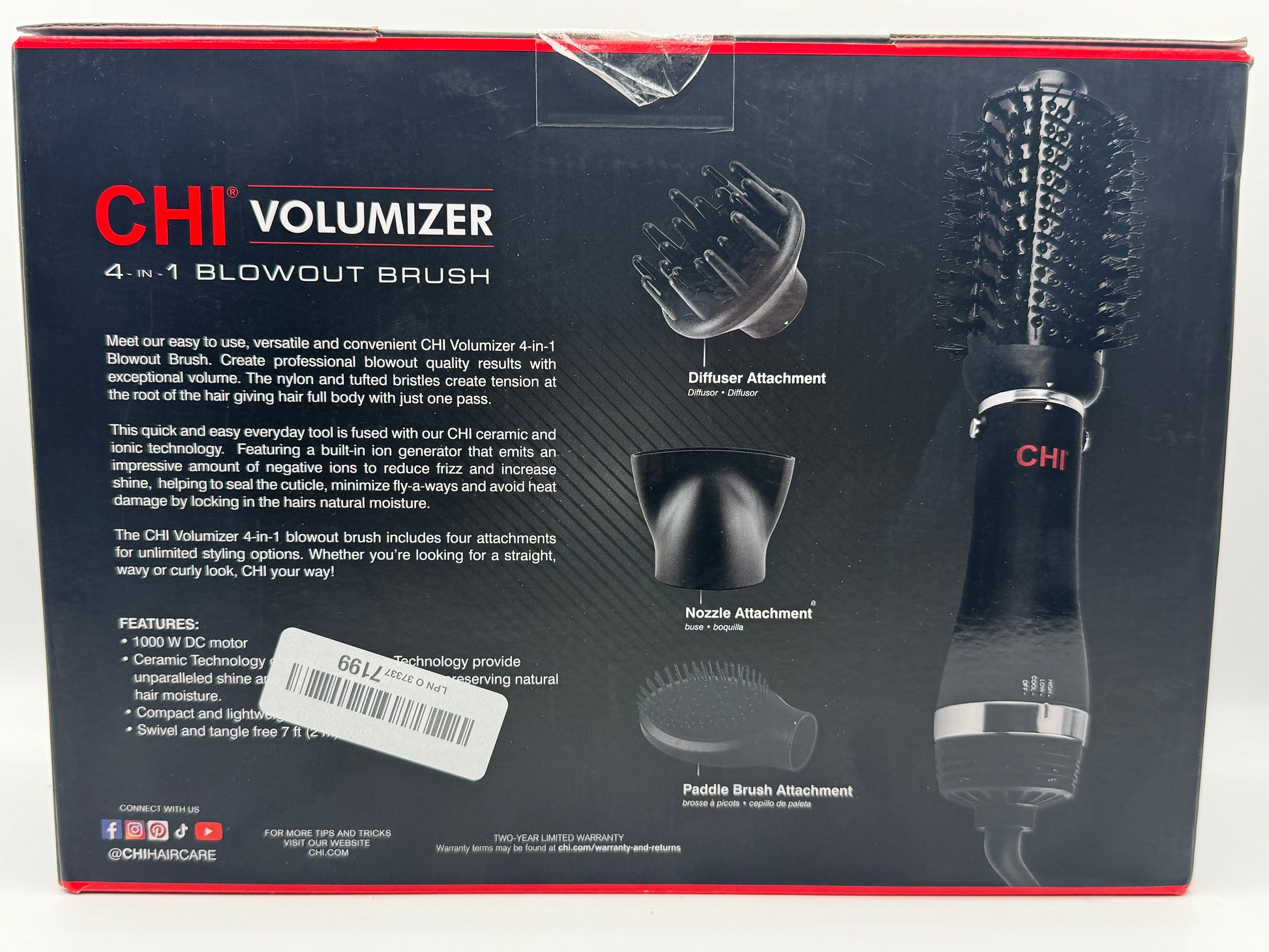 CHI Volumizer 4-in-1 Blowout Brush