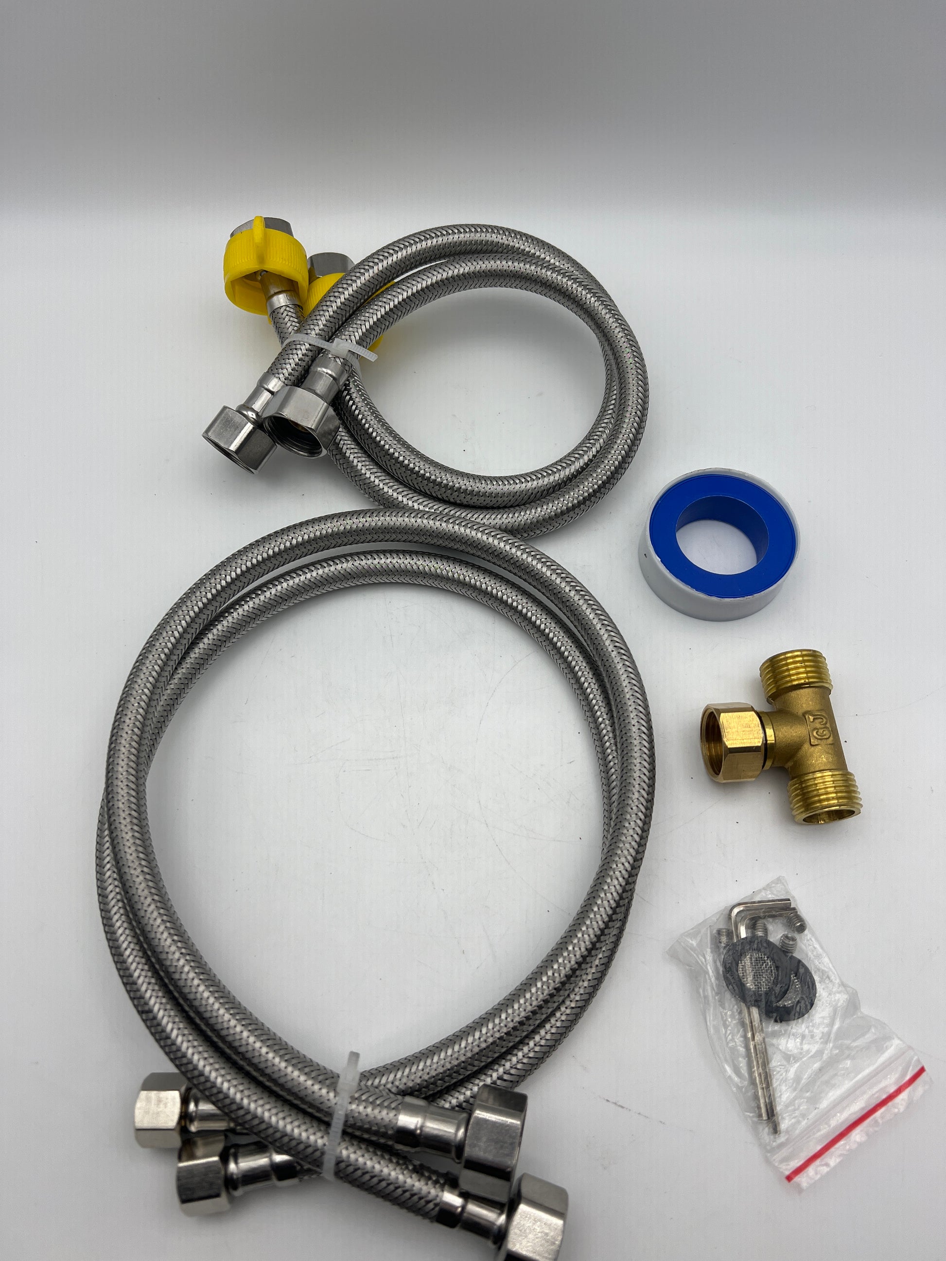 LED Bathroom Faucet 3 Hole Waterfall Sink Faucet with LED Light