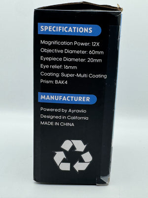 12x60 Monocular Telescope