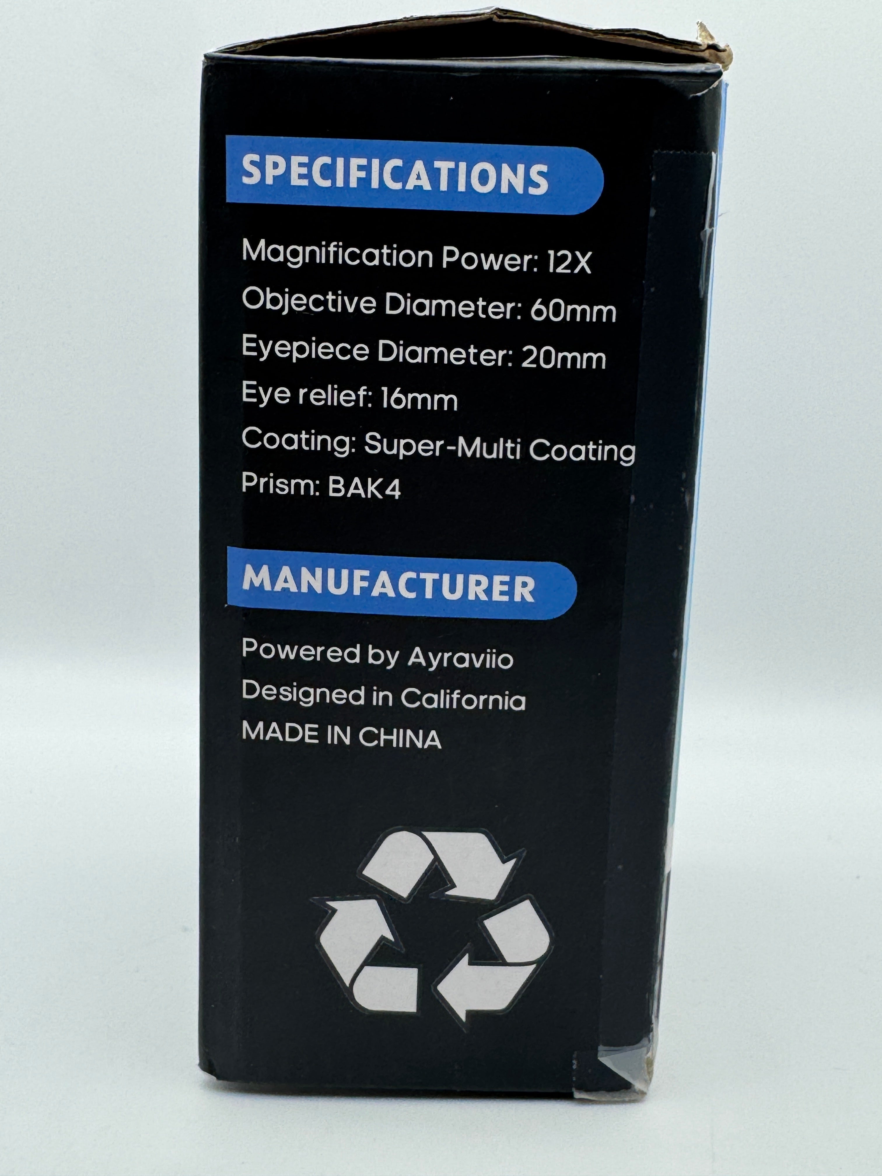 12x60 Monocular Telescope