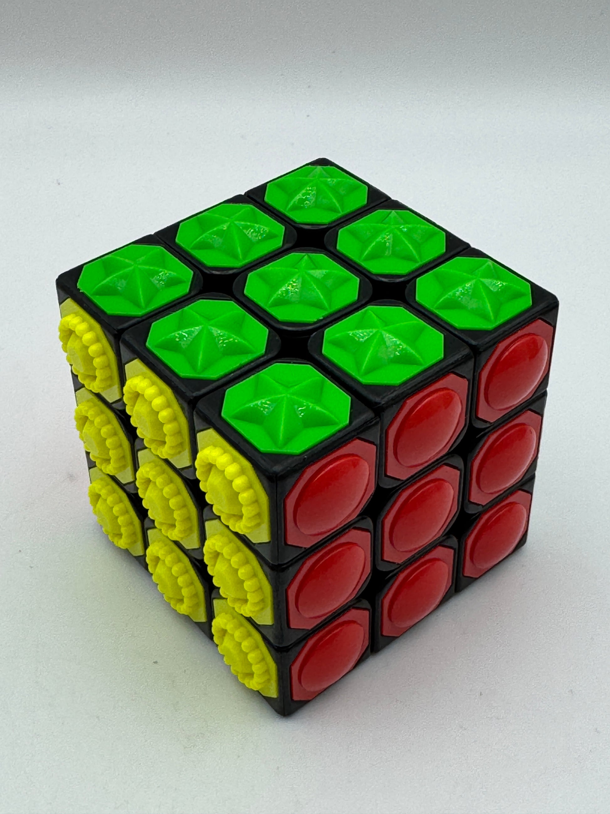 3X3x3 Magic Cube Tactile Cube for Blind