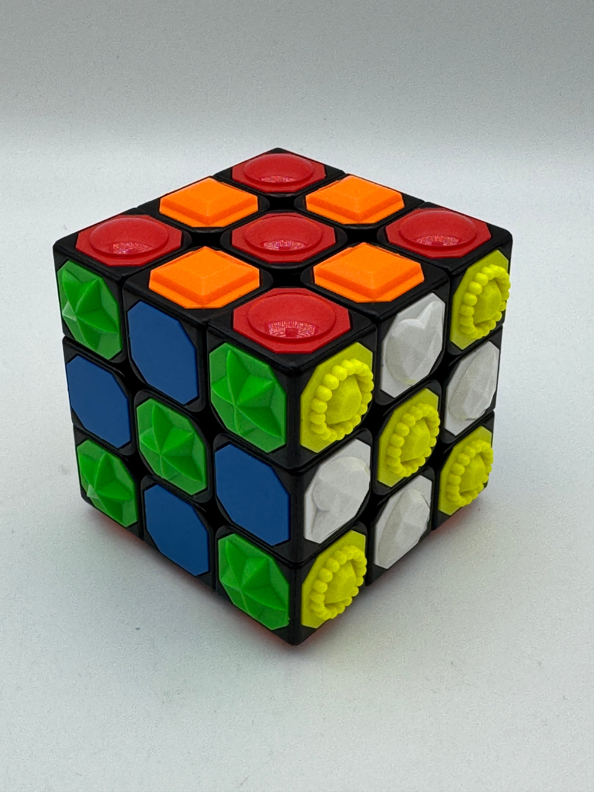 3X3x3 Magic Cube Tactile Cube for Blind