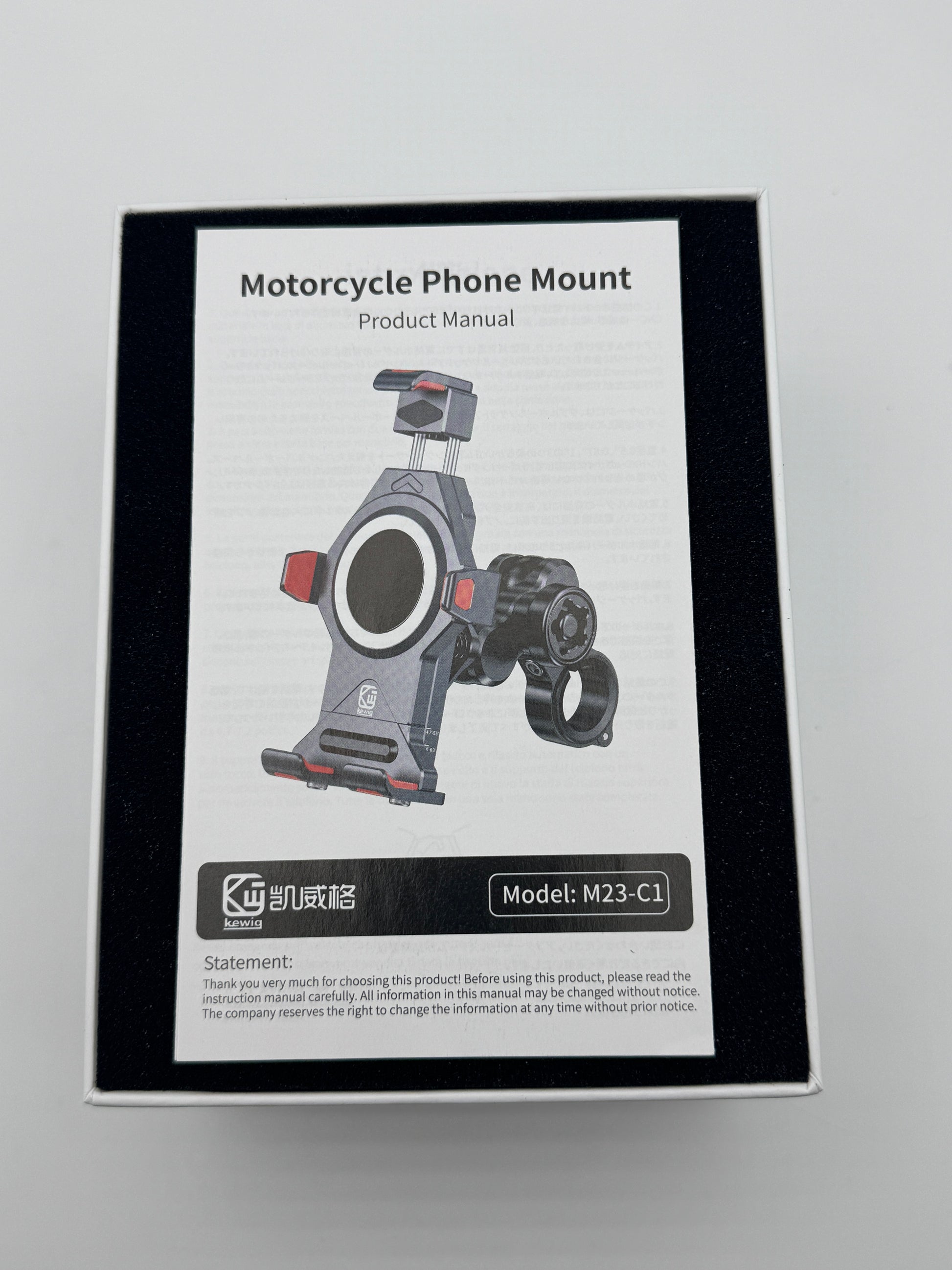 BRCOVAN Aluminum Alloy Motorcycle Phone Mount
