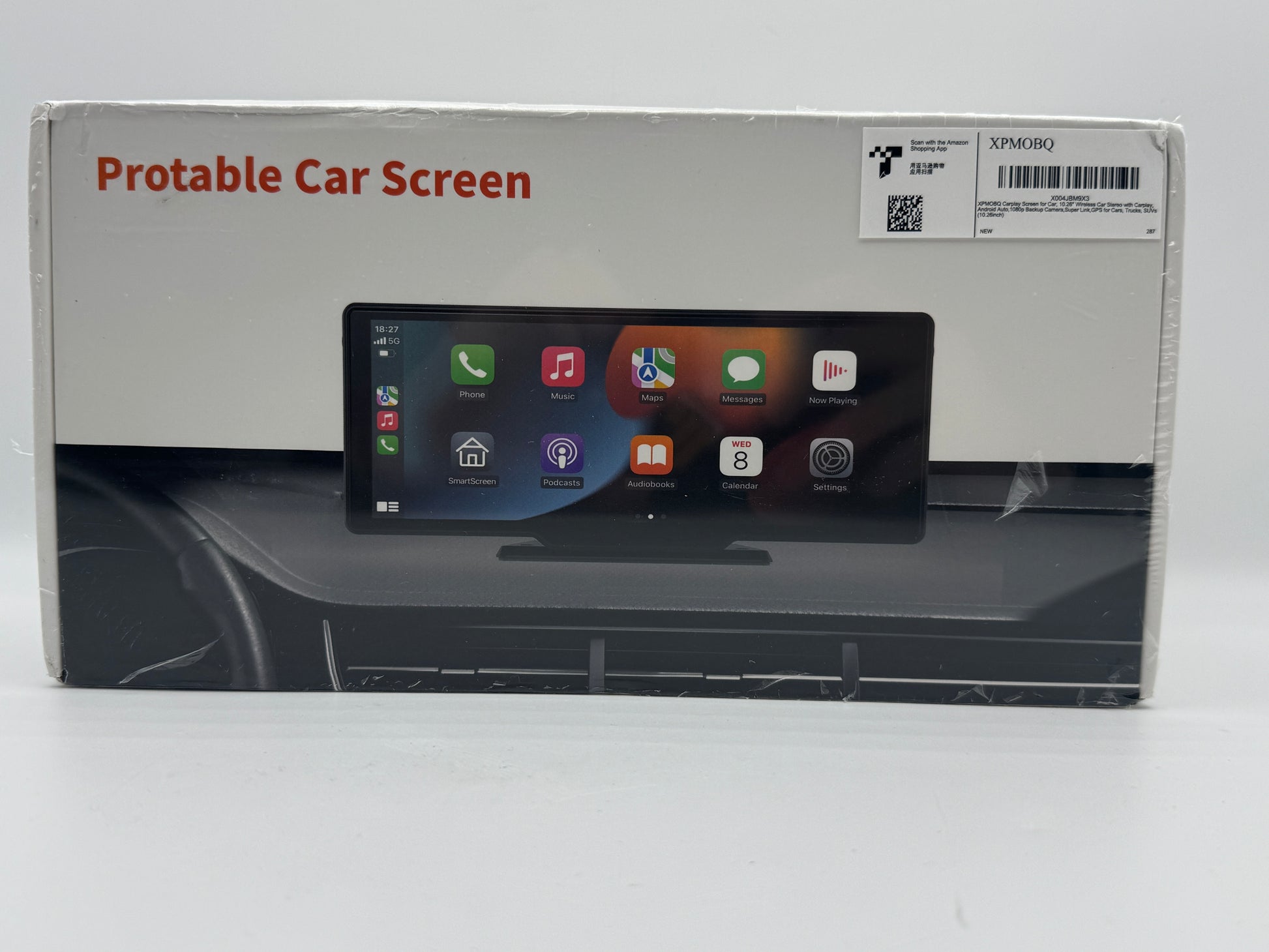 XPMOBQ 10.26" Wireless CarPlay Screen