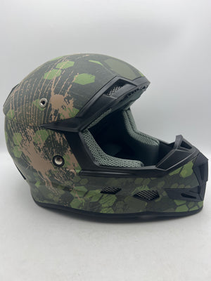 GLX GX623 Youth ATV/Dirt Bike Helmet Combo - Camo