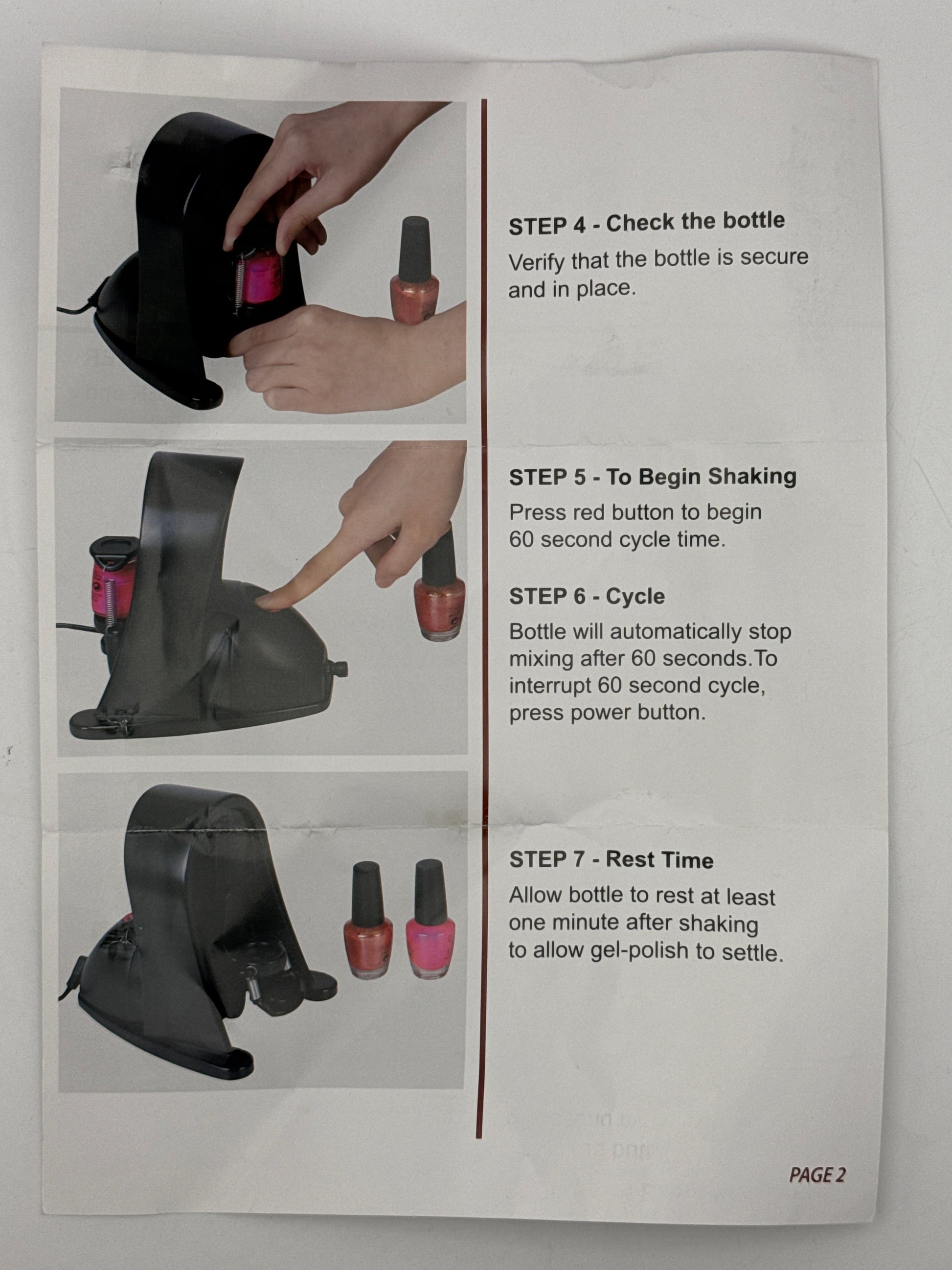 Professional Nail Polish Shaker