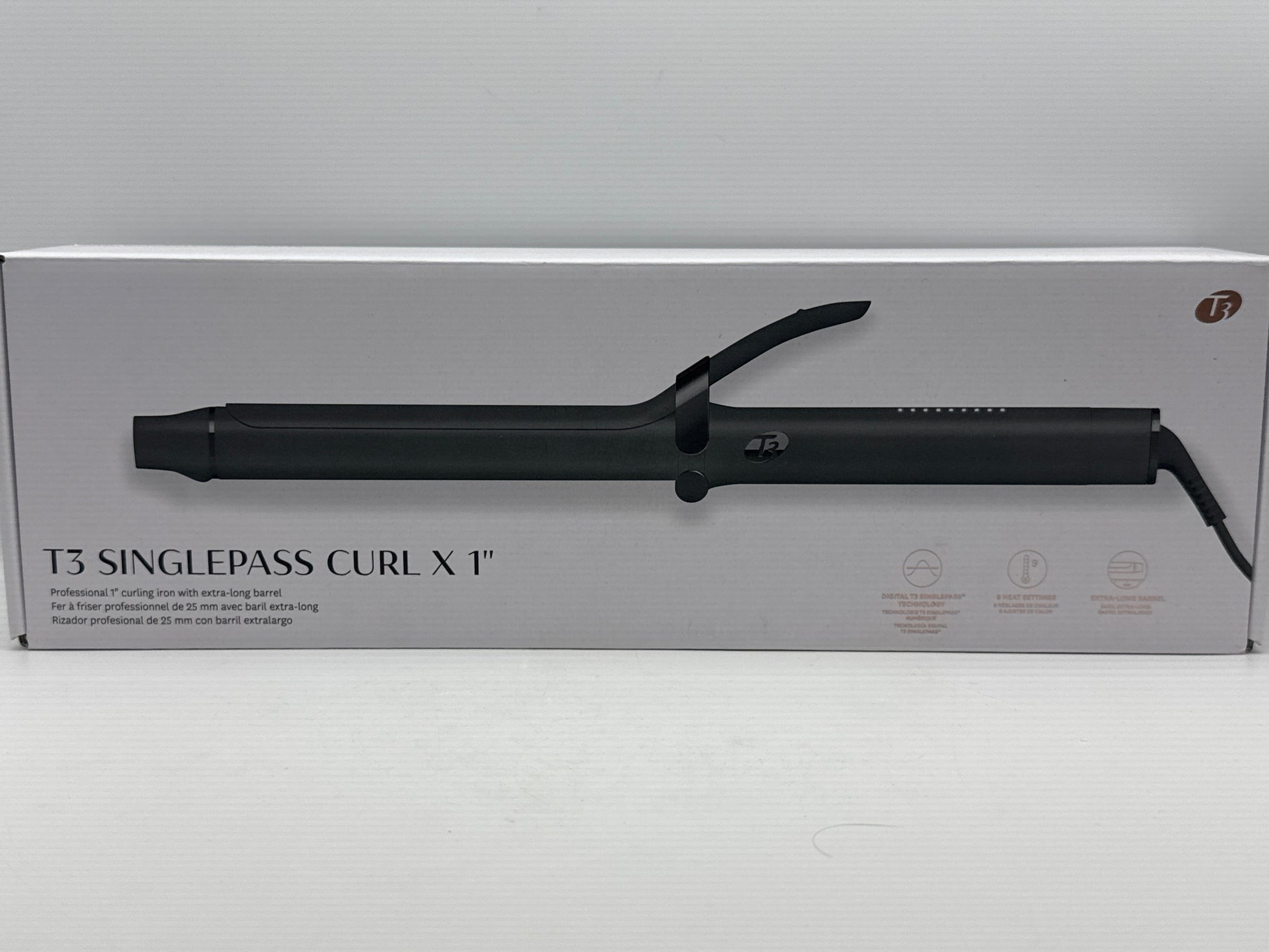 T3 SinglePass Curl X 9 Heat Settings