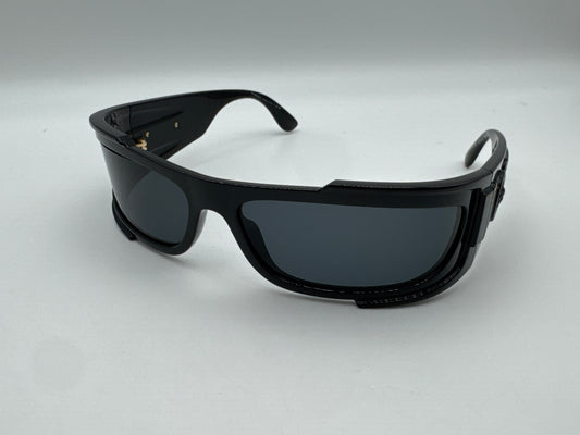 Versace Man Sunglasses Black Frame Dark Grey Lenses 67MM