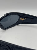 Versace Man Sunglasses Black Frame Dark Grey Lenses 67MM