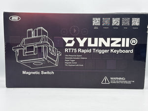 YUNZII RT75 Rapid Trigger Wired Gaming Keyboard