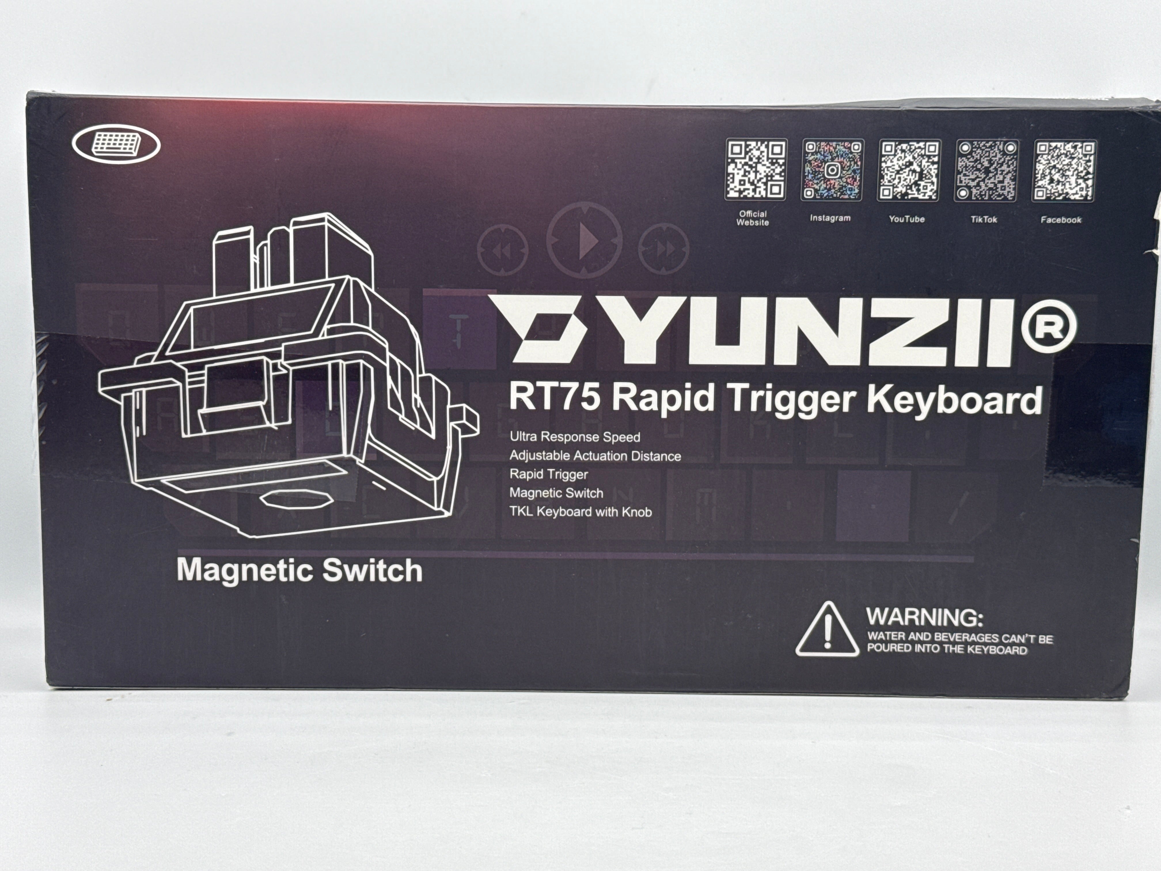 YUNZII RT75 Rapid Trigger Wired Gaming Keyboard