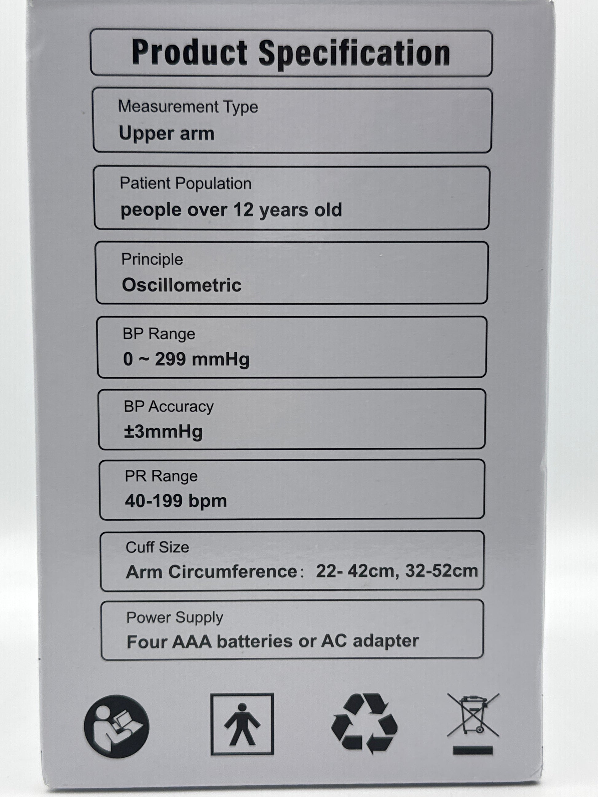 Large LED Screen Blood Pressure Monitor