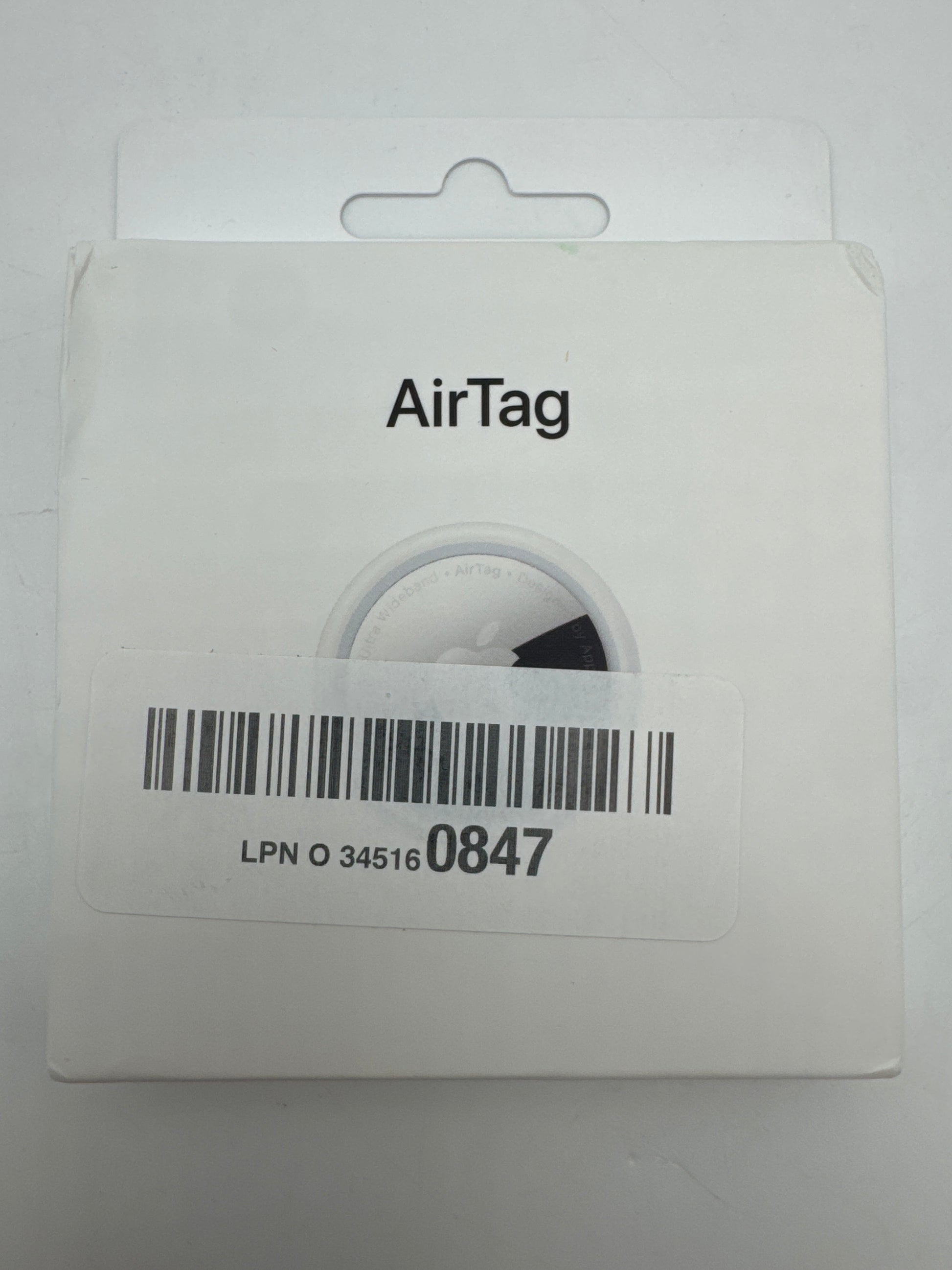 Apple AirTag attached to keychain
