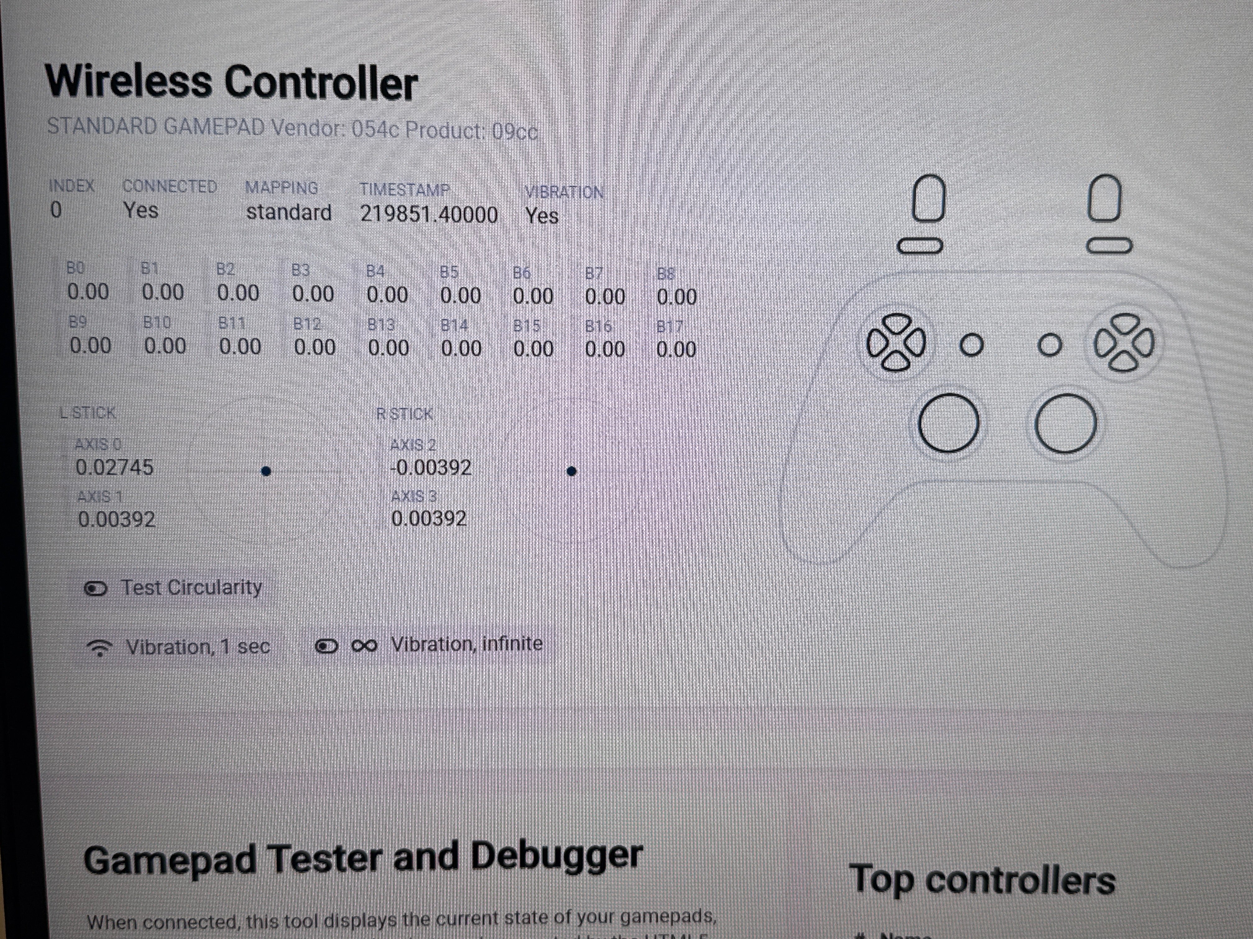Sony CUH-ZCT2U PlayStation 4 DualShock 4 Wireless Controller - Black