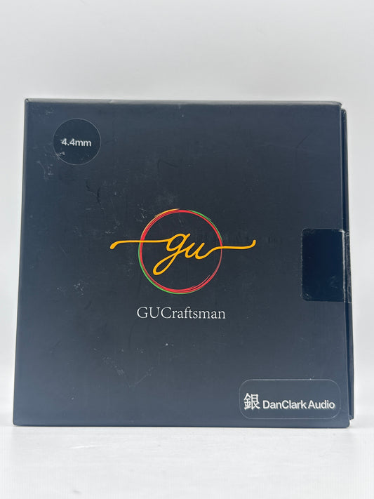 GUCraftsman 6N Single Crystal Silver Headphone Cable 4.4mm Plug for Dan Clark Audio Aeon 2