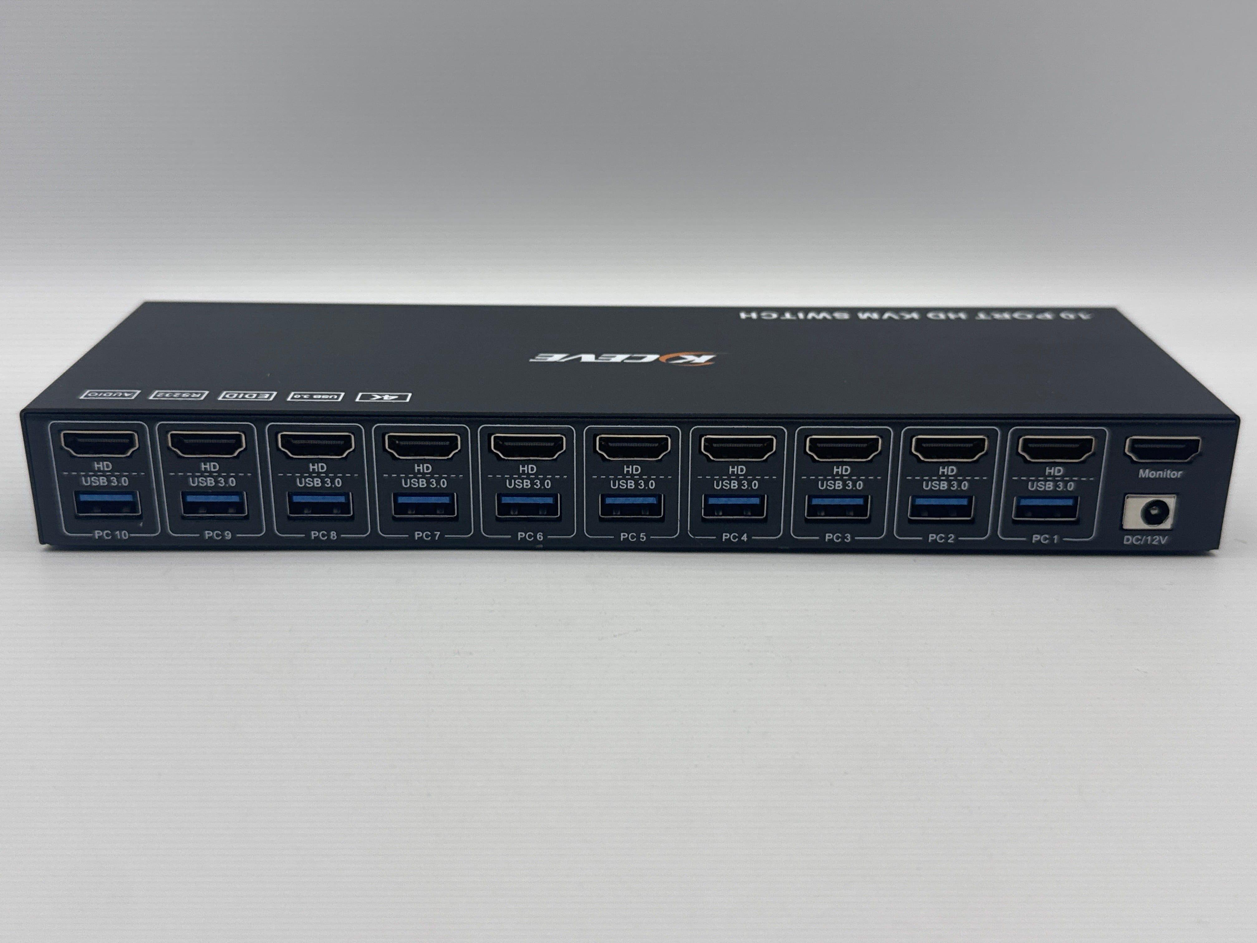 Rear view showing HDMI and USB ports