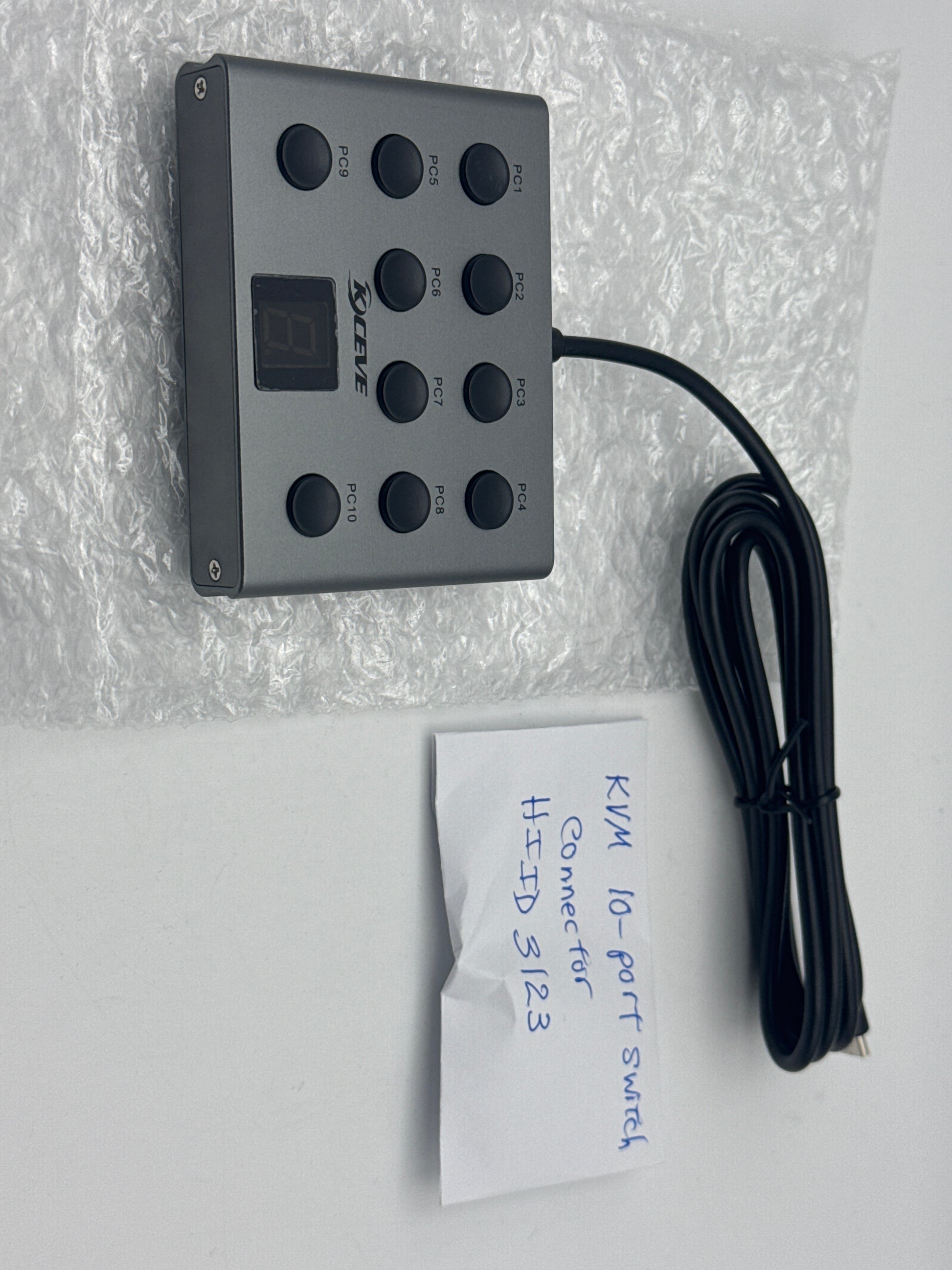 MLEEDA 10-Port HDMI KVM Switch