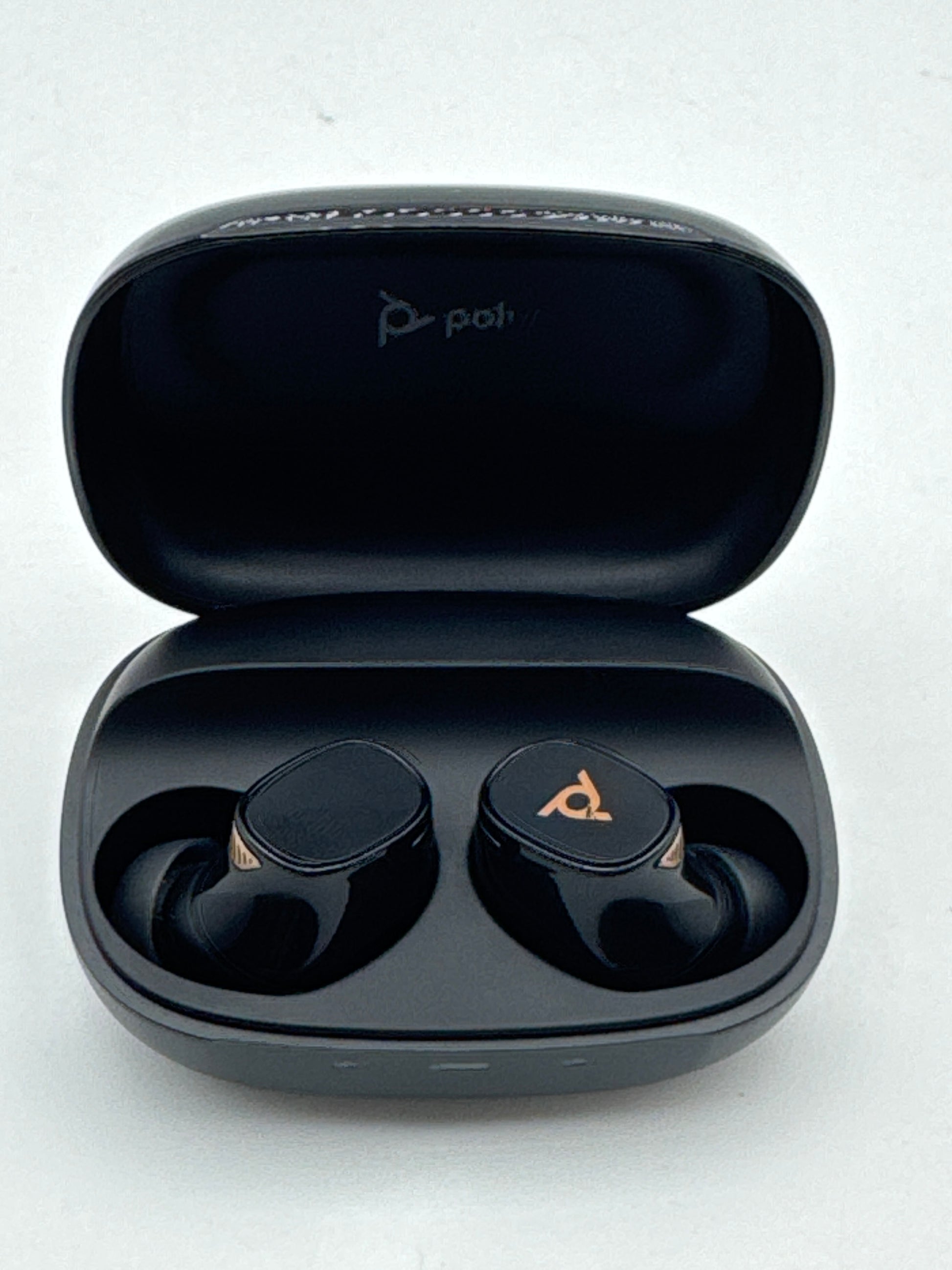 Poly Voyager Free 20 earbuds in charging case