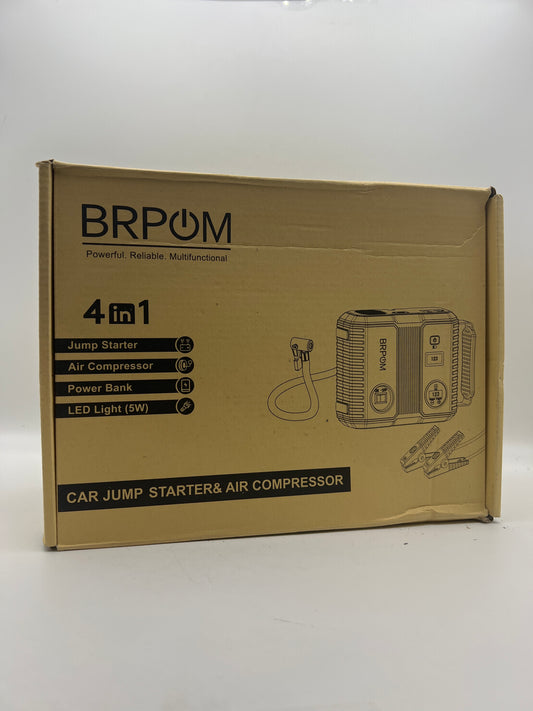 BRPOM Car Jump Starter with Air Compressor