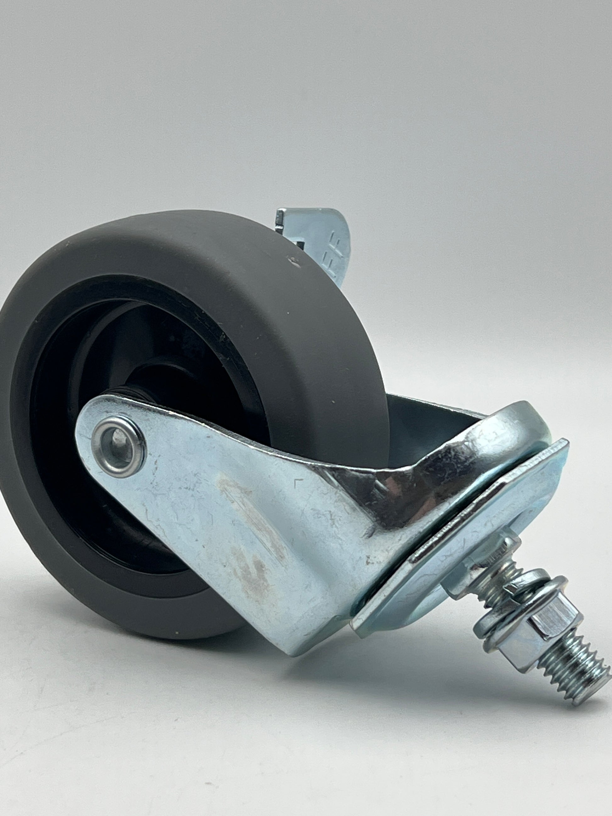 WHARSTM 3 inch locking swivel stem casters set of 16 with brake