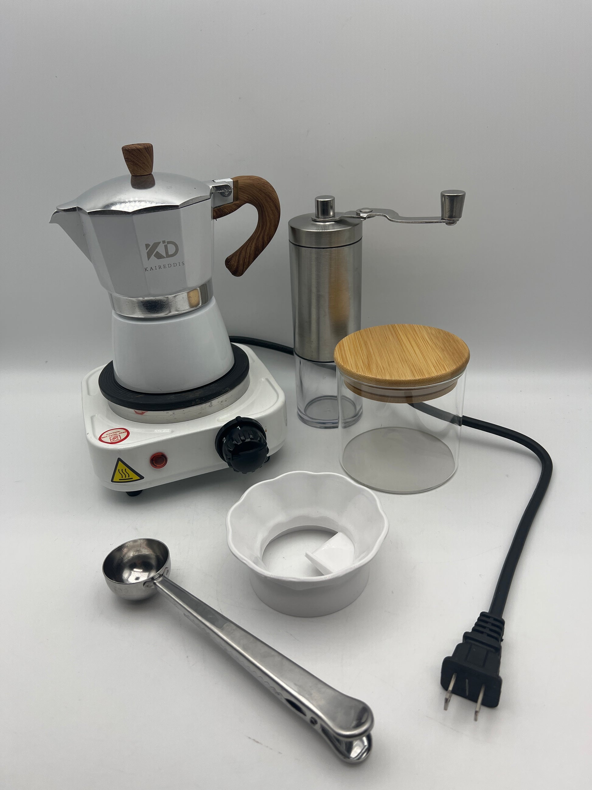 KAIREDDIS 7-in-1 Moka Pot Espresso Set