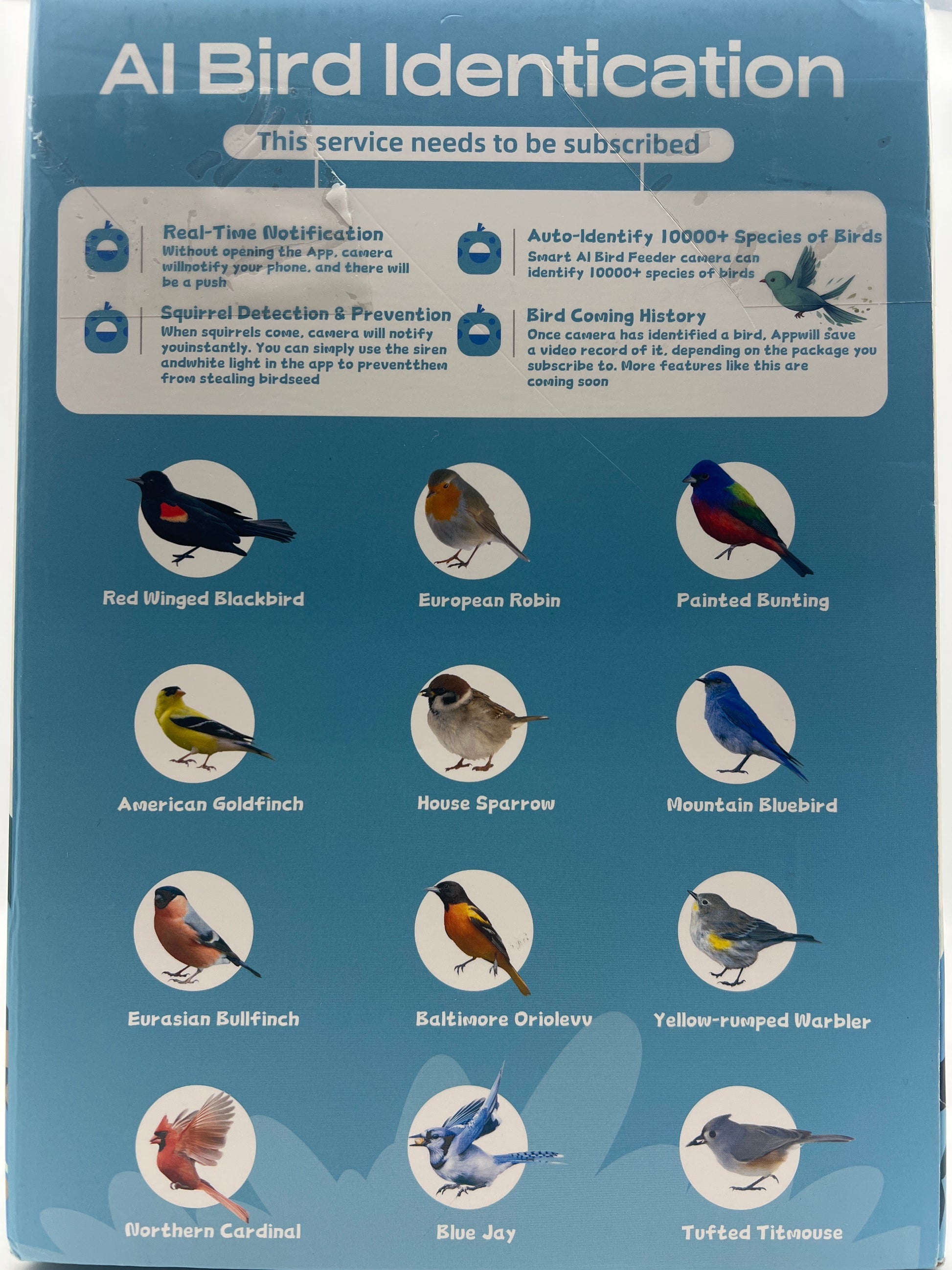 Birdsnap TUC Smart Bird Feeder
