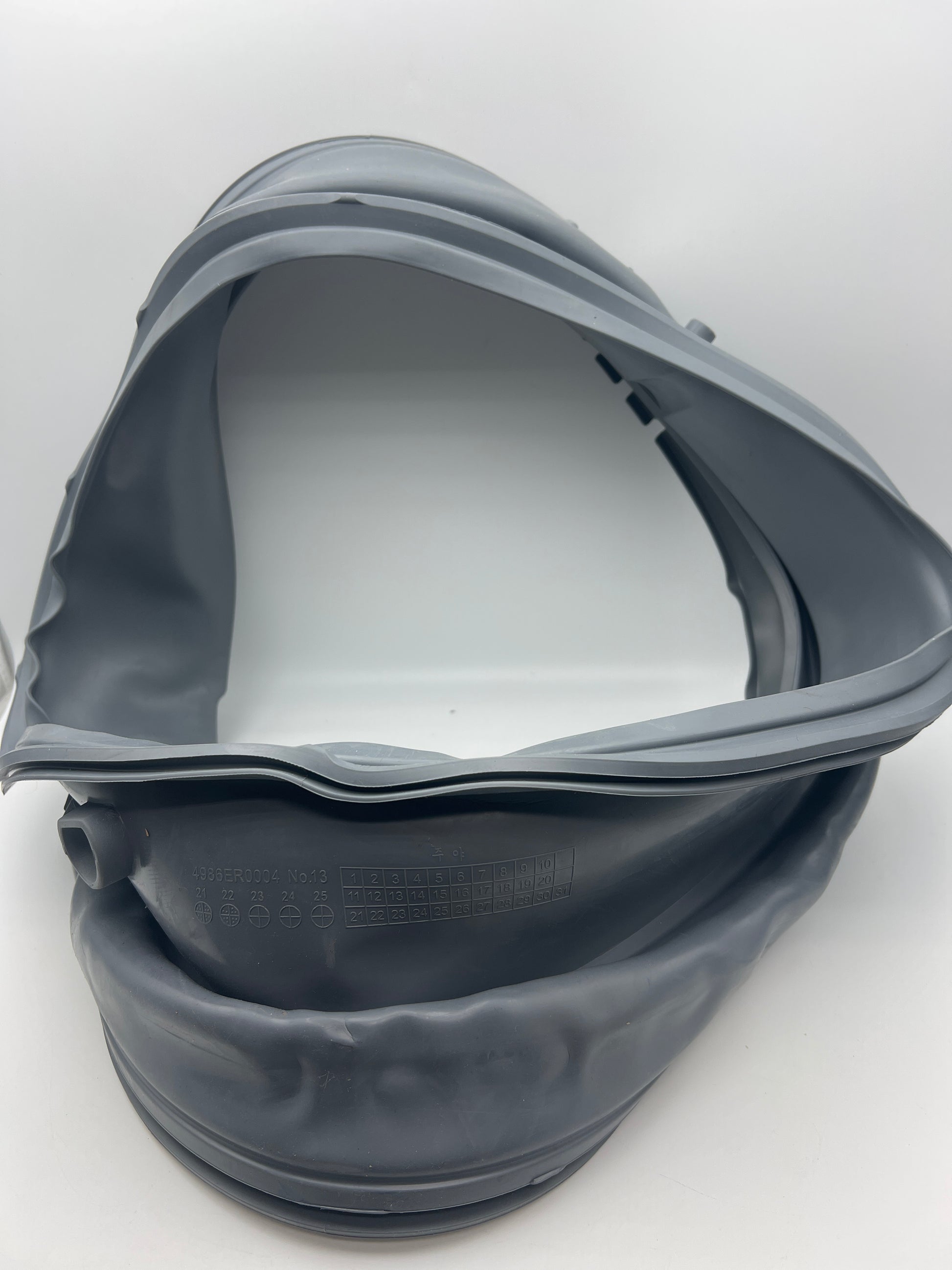 Upgraded 4986ER0004G Washer Door Seal with Drain Port