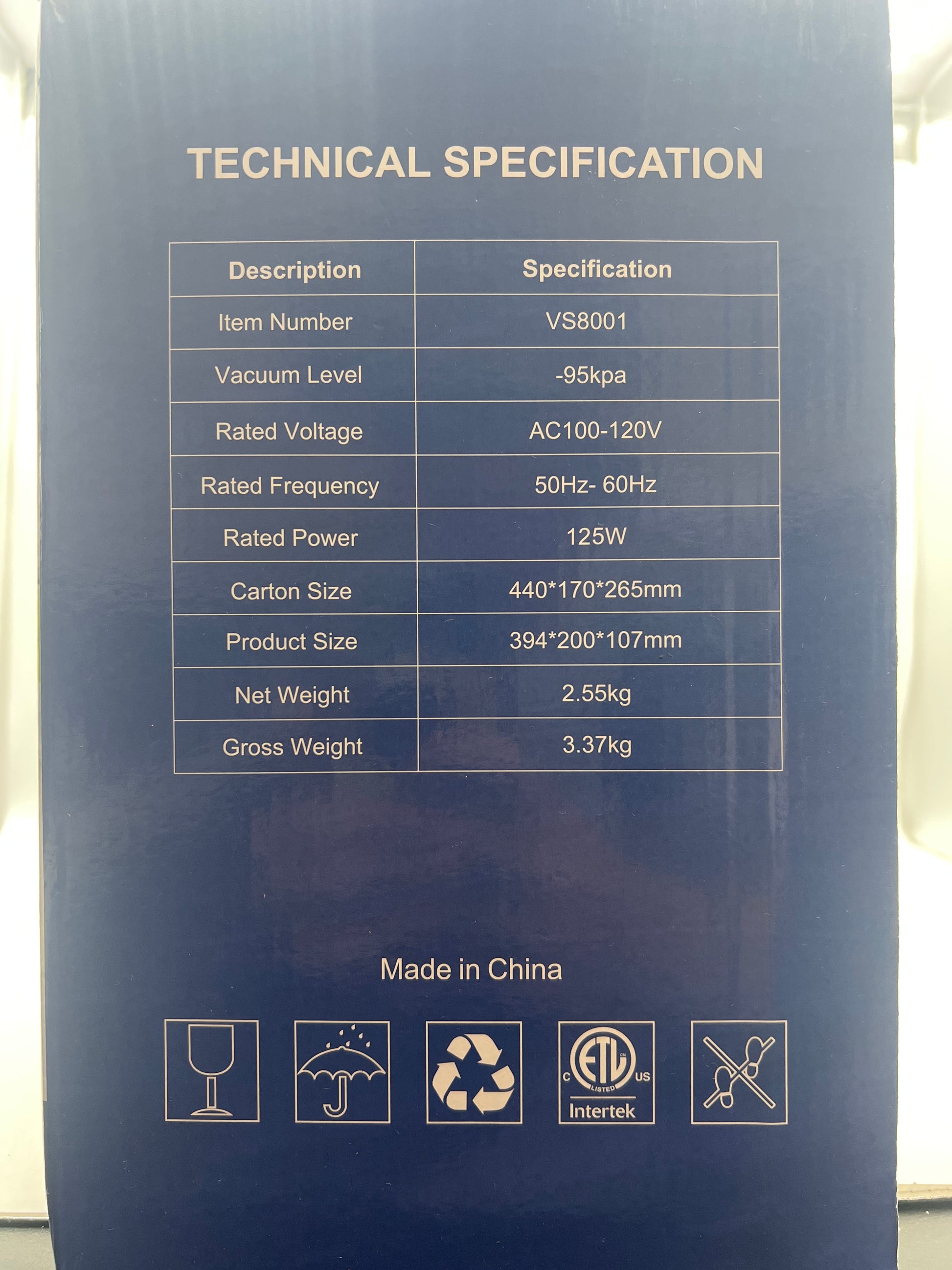 95Kpa Powerful Precision Pro Vacuum Sealer