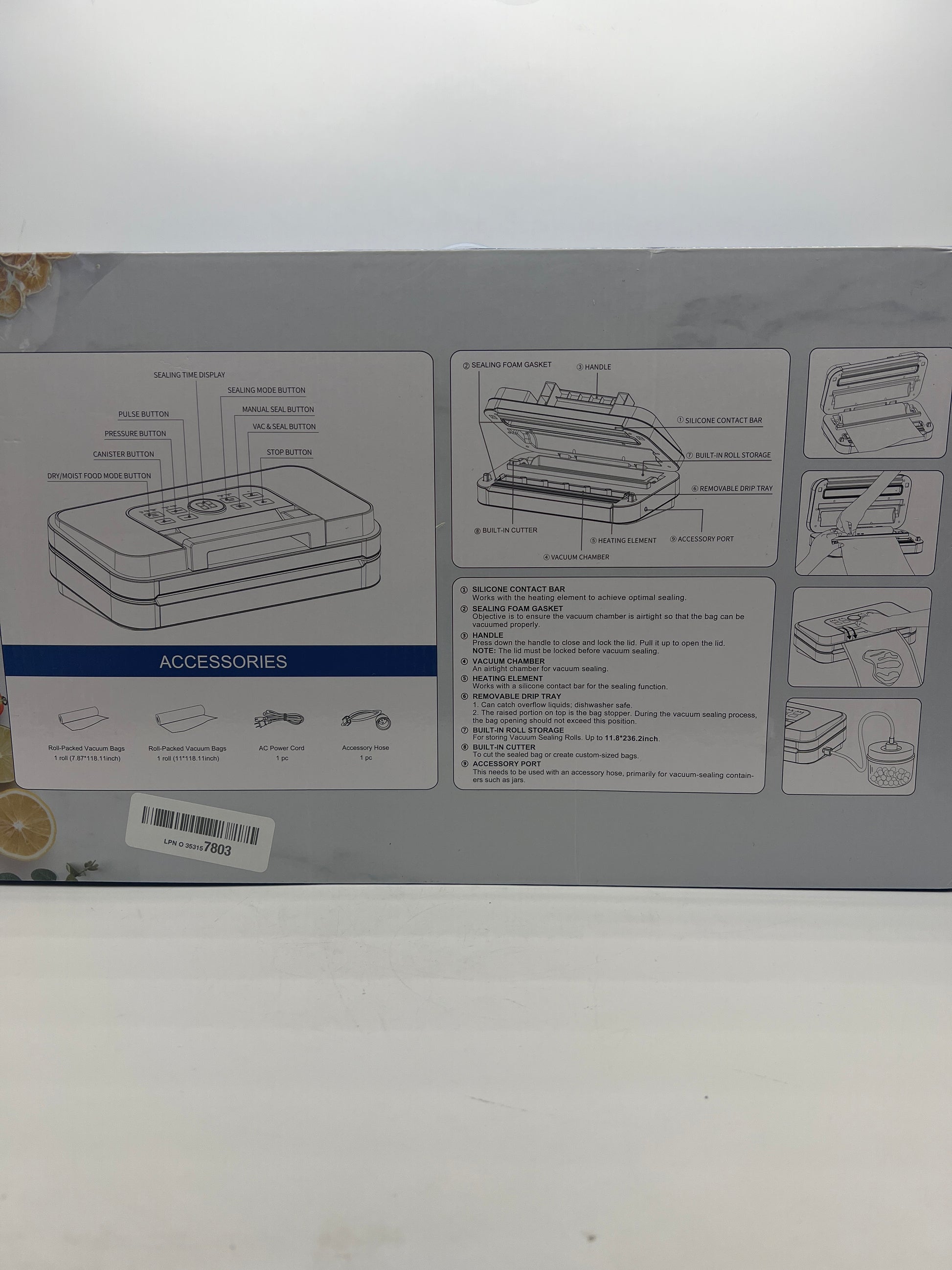 Stainless Steel Vacuum Sealer