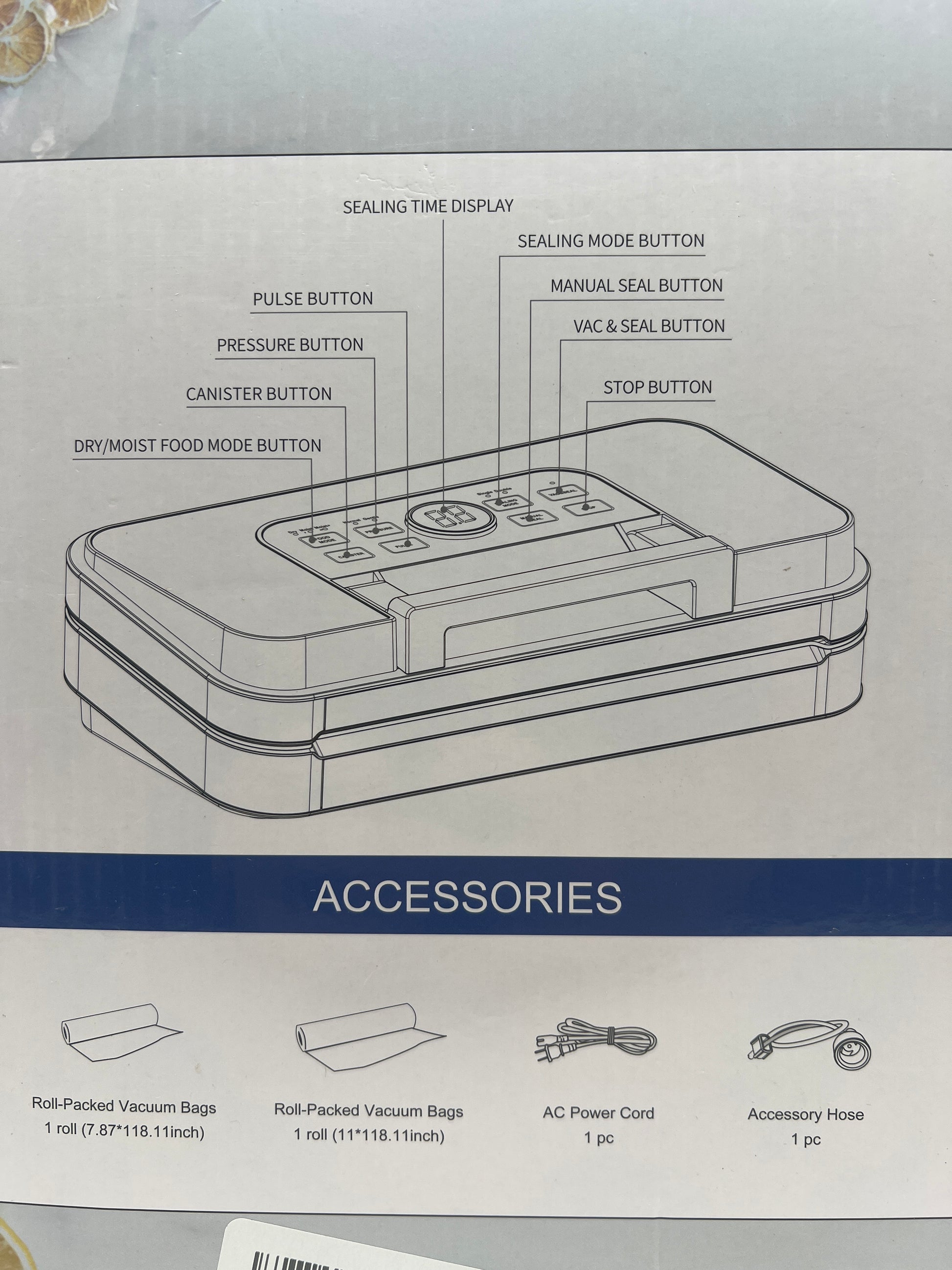 Built-in Cutter Vacuum Sealer