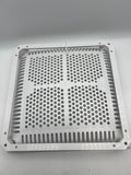 Hayward WGX1032BHF2 12-Inch White High Flow Square Drain Cover with Inner Frame