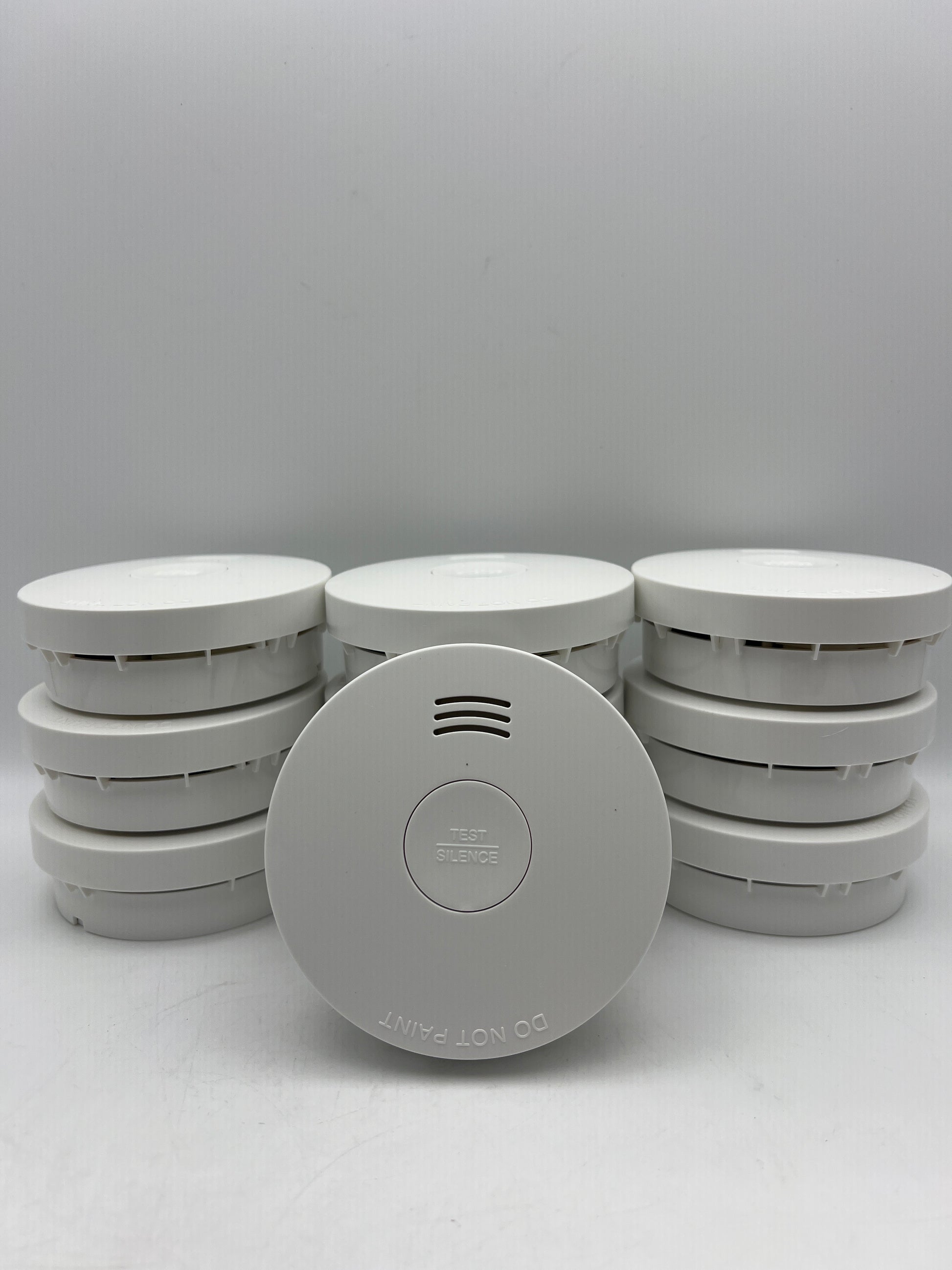 SITERWELL Smoke Detector 10-Year Battery with Photoelectric Sensor - 10 Pack