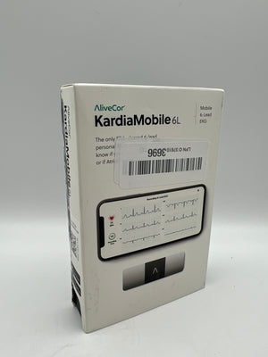 KardiaMobile 6L with smartphone