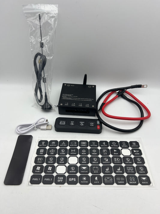 BRTRIBE 4 Gang Wireless Control Switch Panel