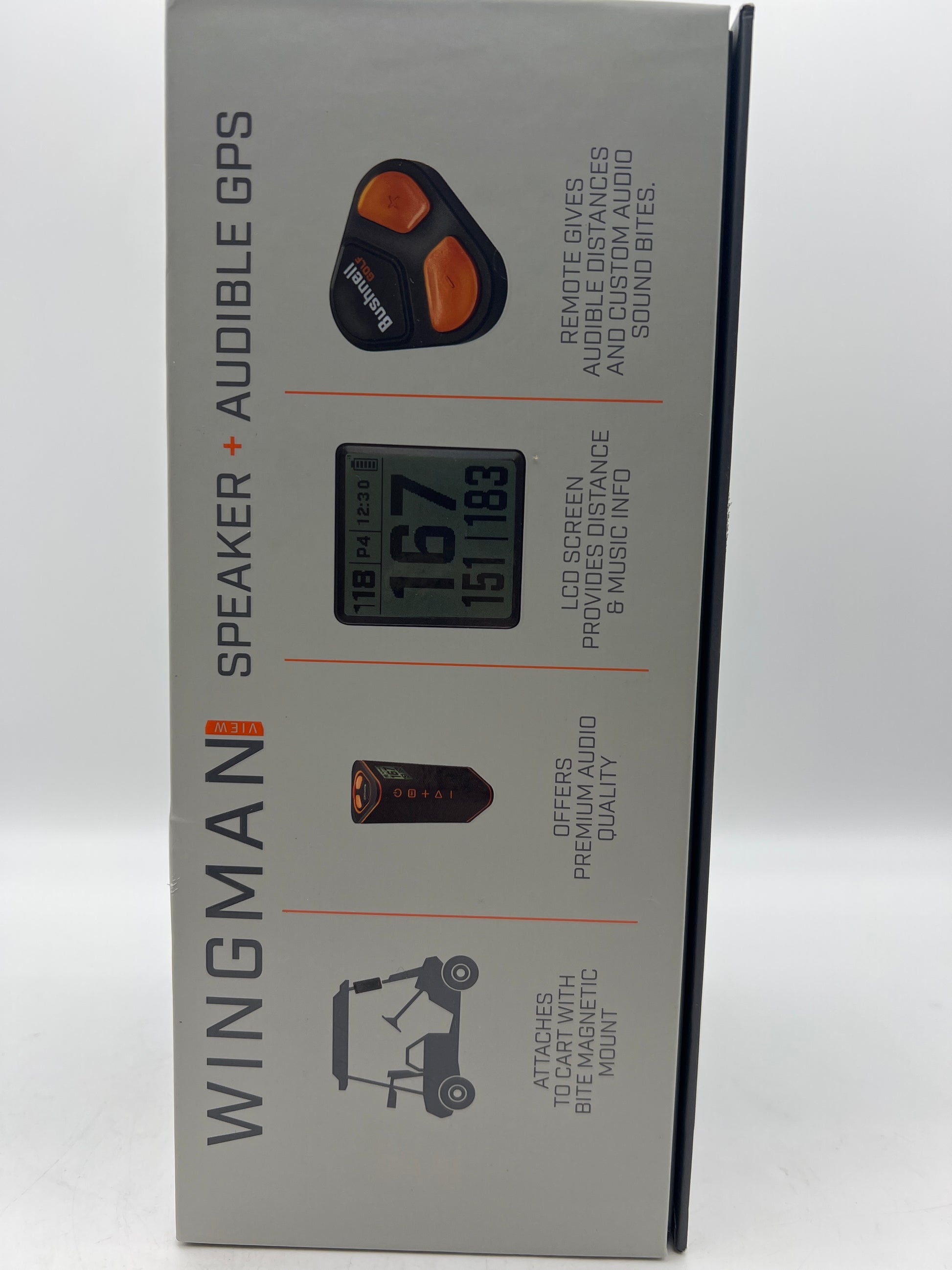 Bushnell Golf Wingman View Golf Speaker with GPS Distances
