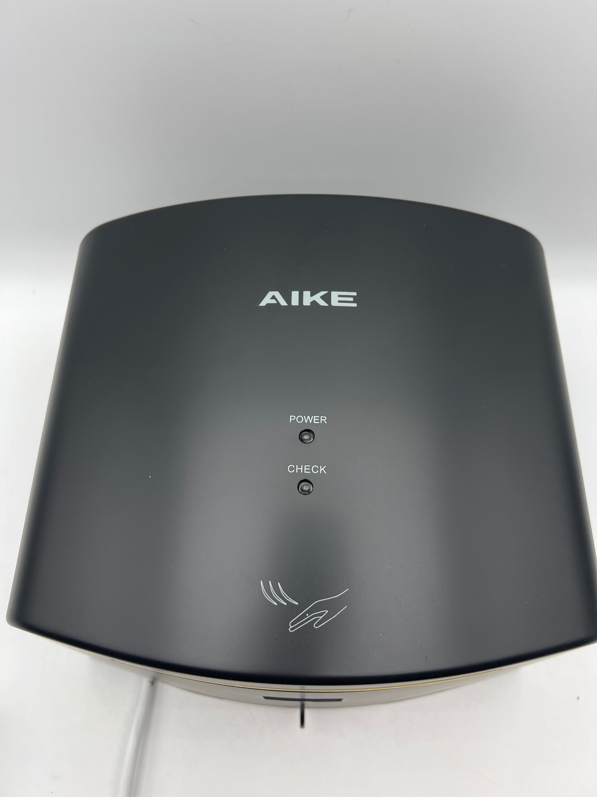 AIKE Air Wiper Compact Hand Dryer 110V 1400W Black with 2 Pin Plug - Model AK2630