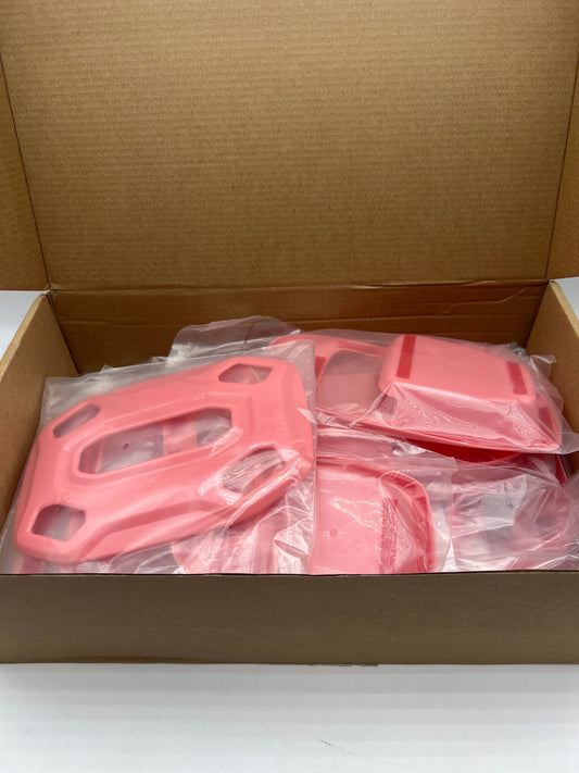 Jeliker Pink Interior Trim Kit for Jeep Wrangler JL JLU Gladiator JT 2018-2023 - 21pcs