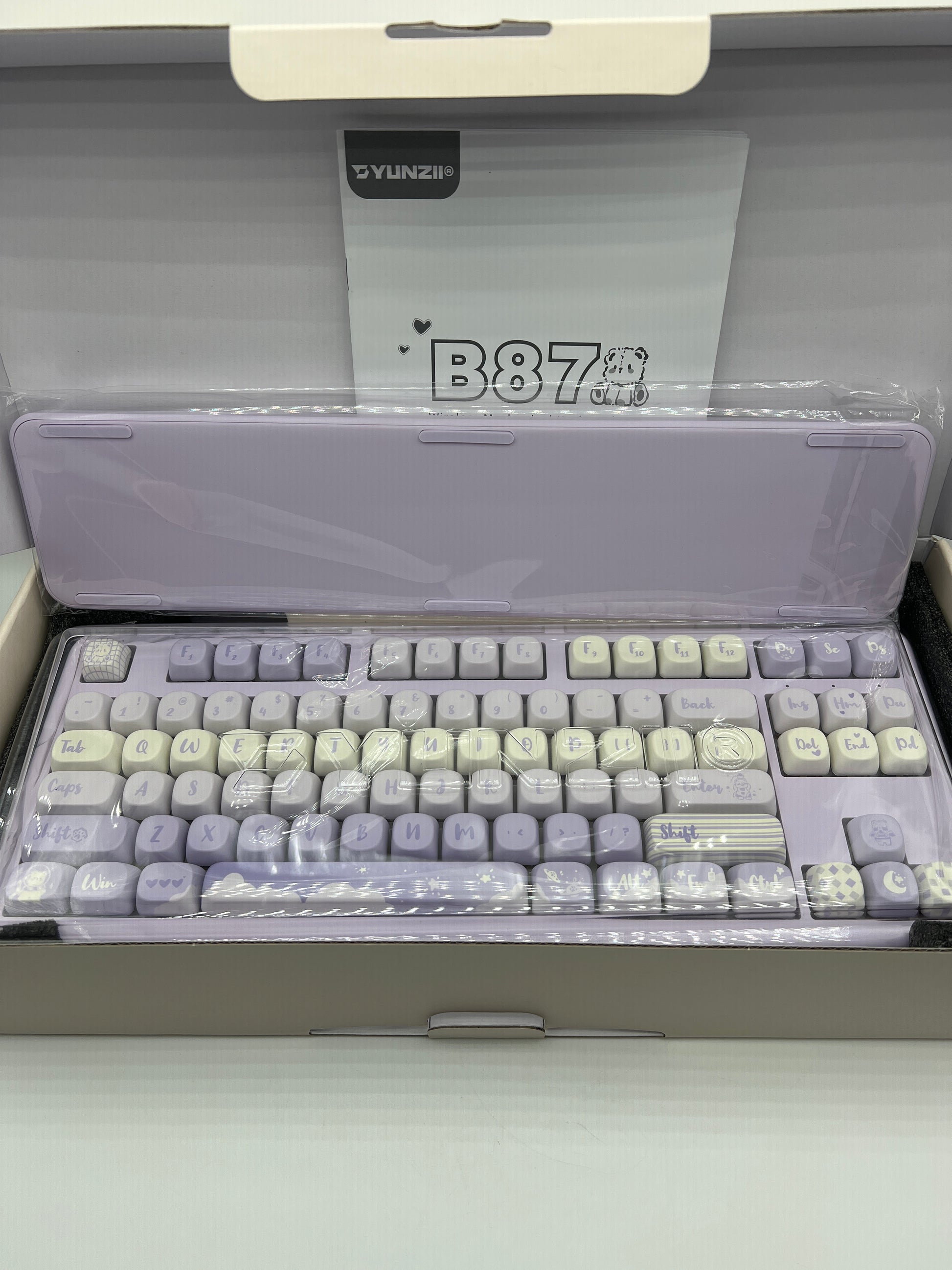 Wireless Mechanical Keyboard with Wrist Rest