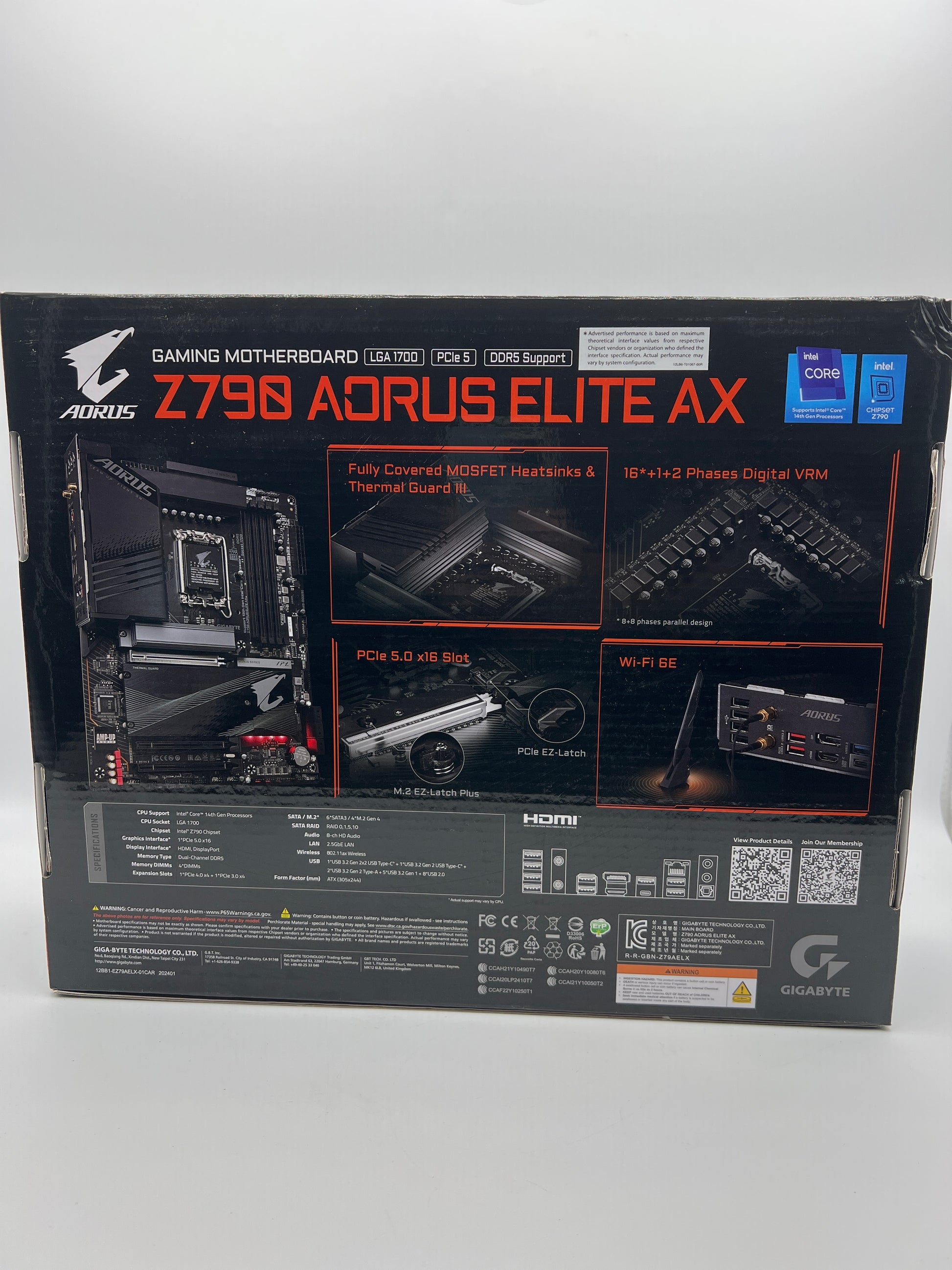 GIGABYTE Z790 AORUS Elite AX motherboard