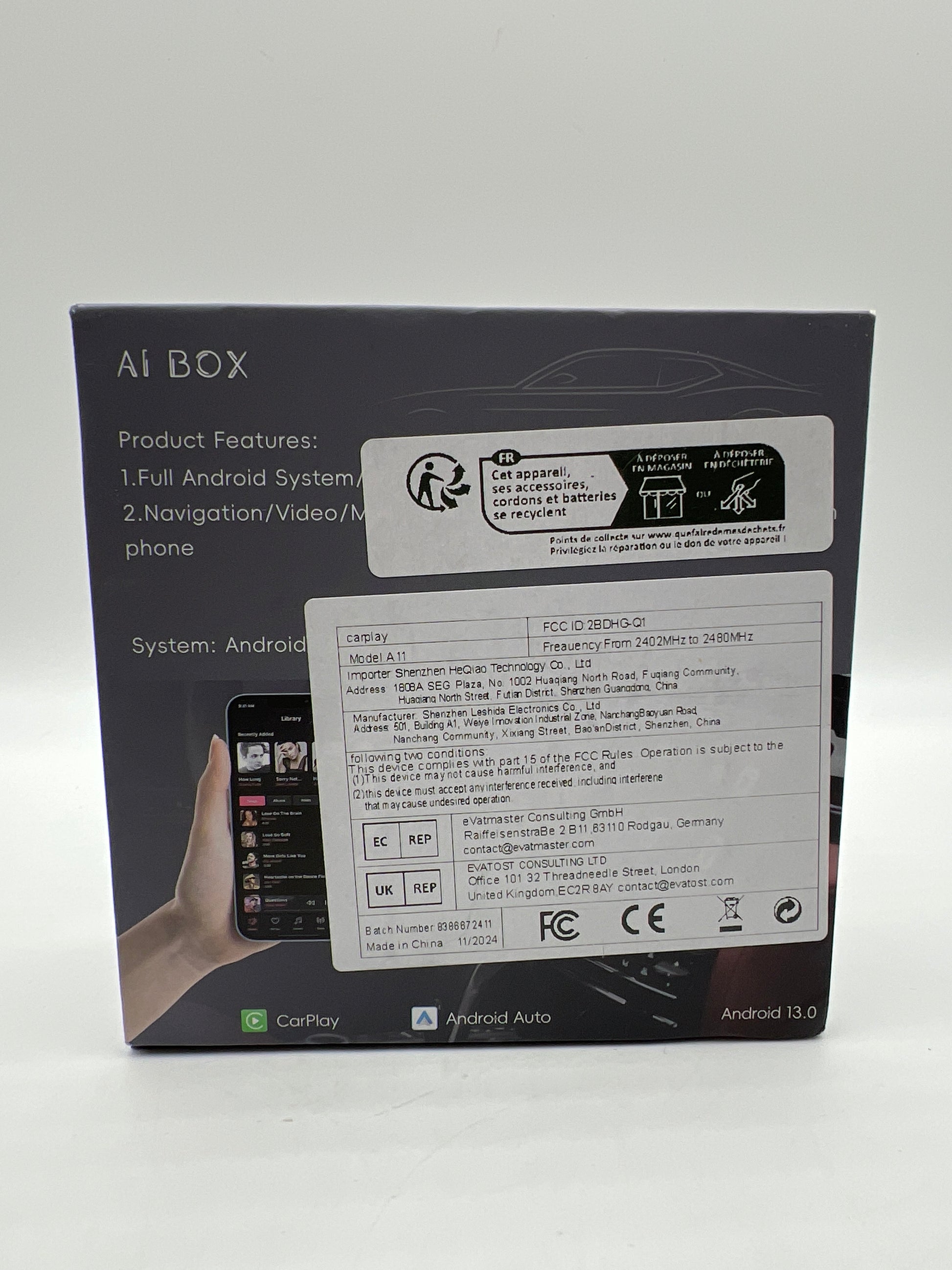Dual System Wireless CarPlay Adapter